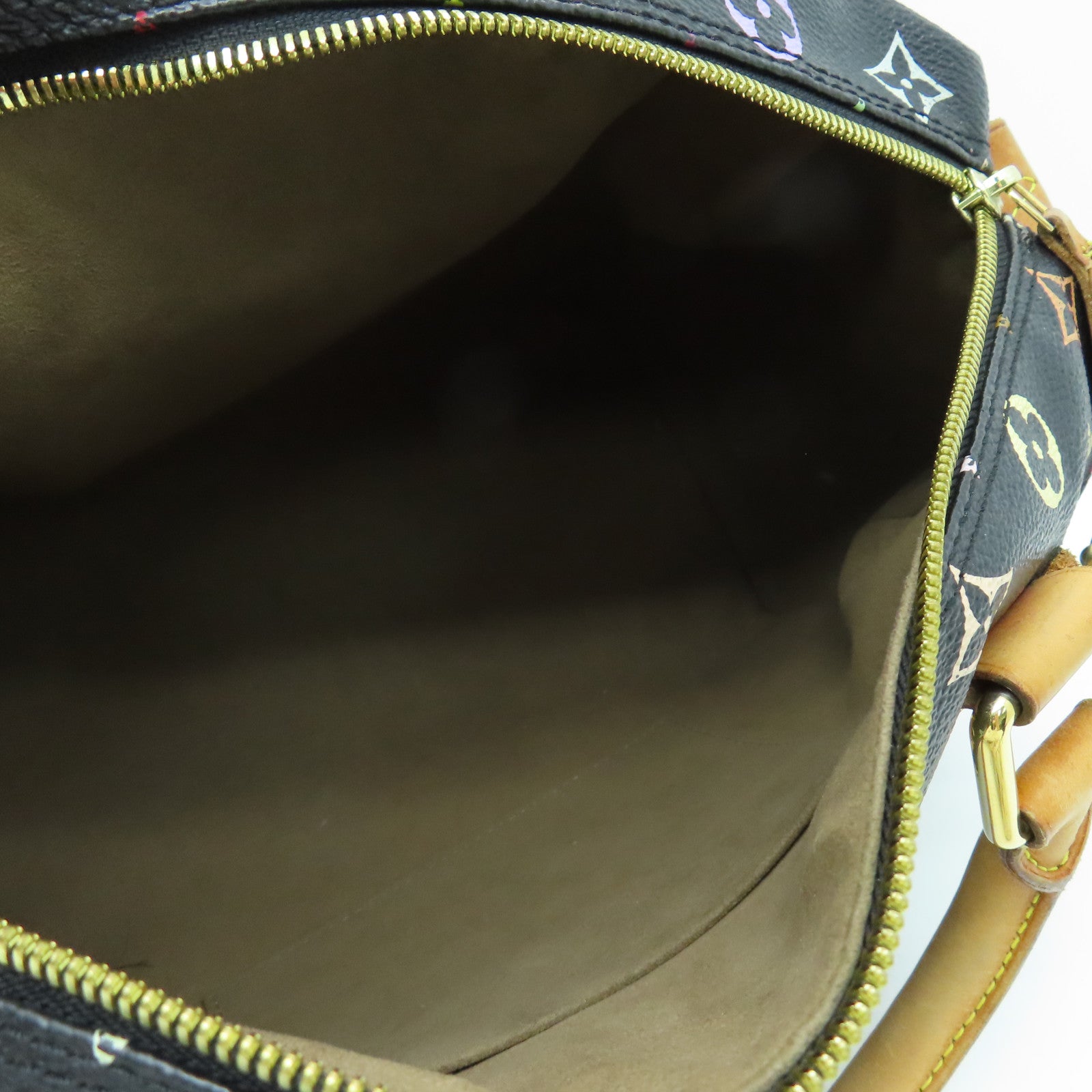 LOUIS VUITTON 【激減優惠】Monogram Multicolore Speedy 30金扣手挽袋黑色彩色
