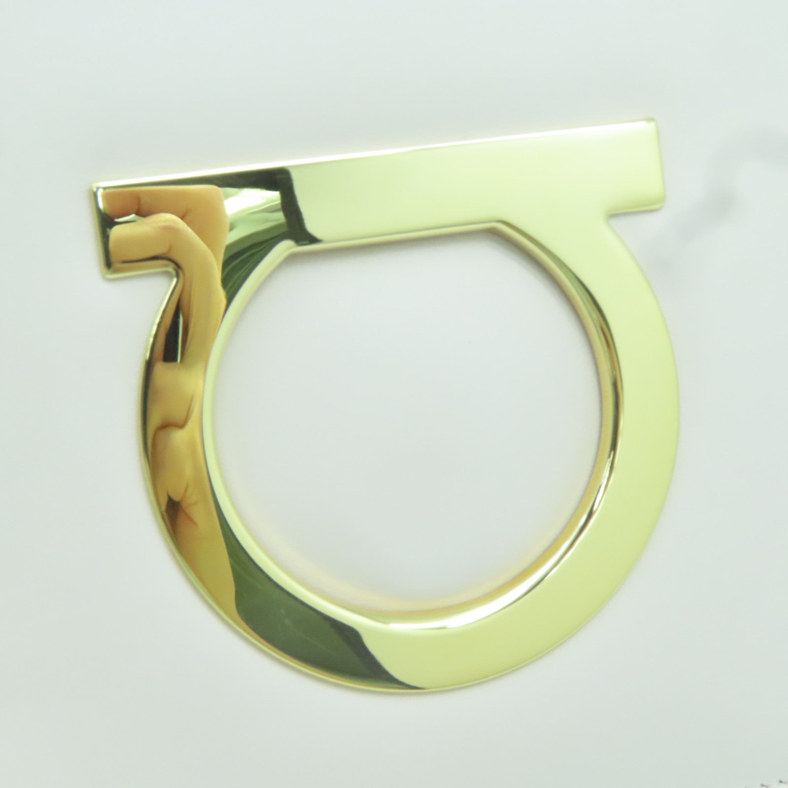 Salvatore Ferragamo 【激減優惠】牛皮皮革Chain Shoulder金扣鏈帶肩背袋粉色