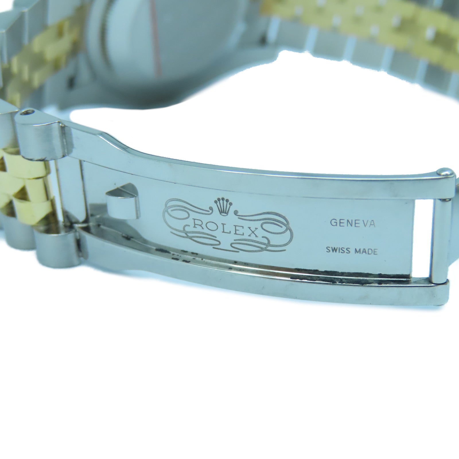 ROLEX 18K黃金Datejust 36mm不鏽鋼手錶自動機芯金色