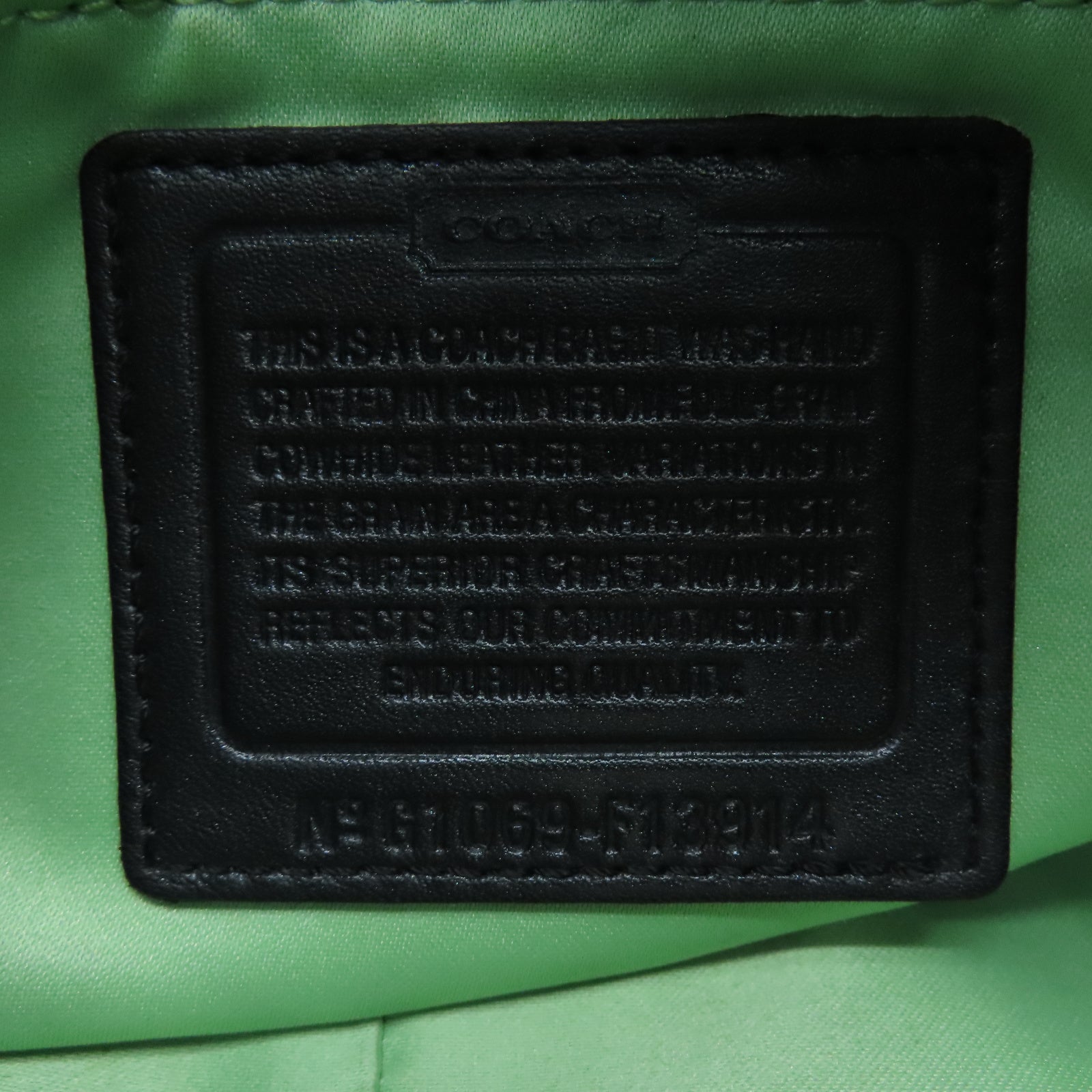 COACH 牛皮皮革Shoulder Bag銀扣肩背袋黑色