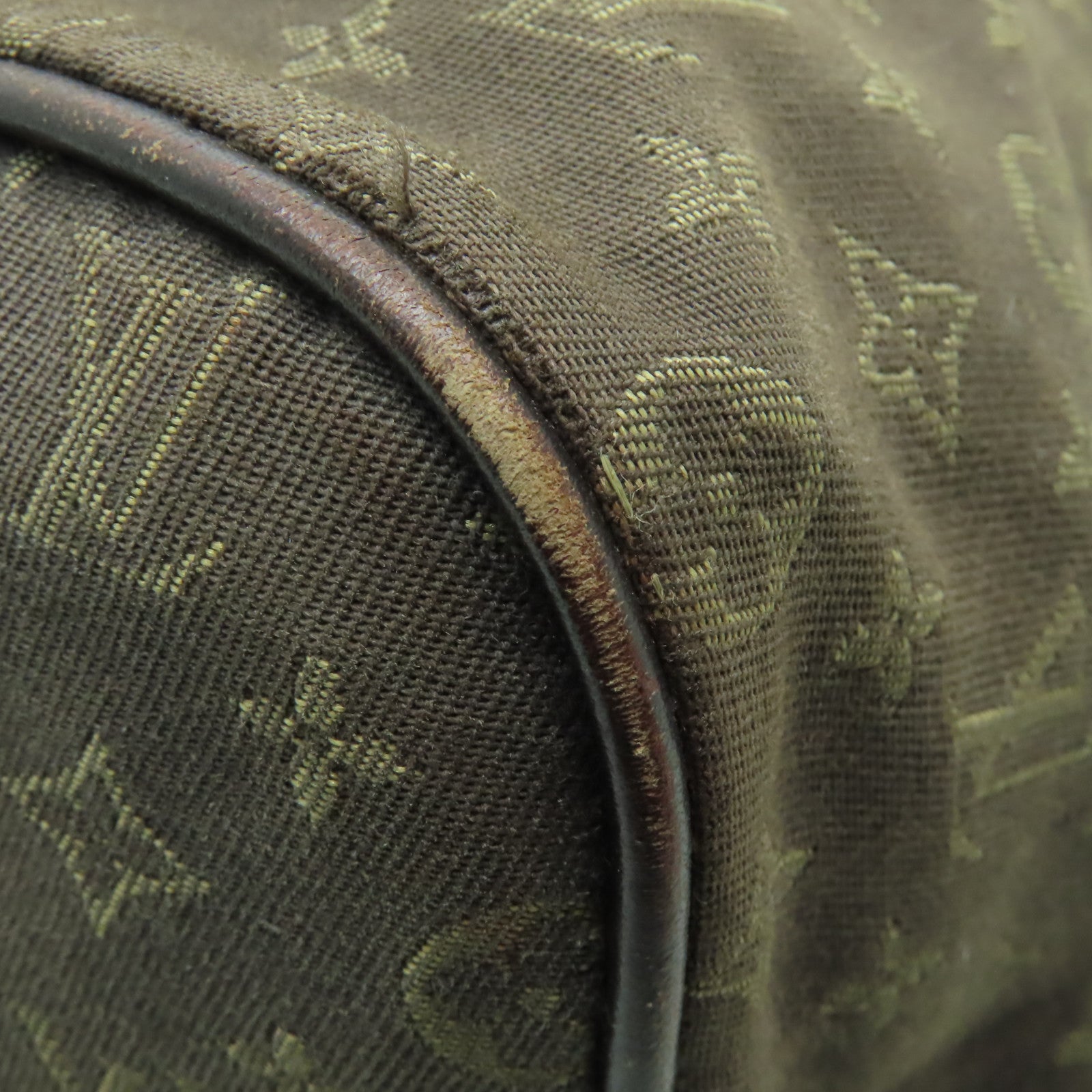 LOUIS VUITTON Monogram Idylle Neverfull MM金扣手挽袋啡色/Fusain