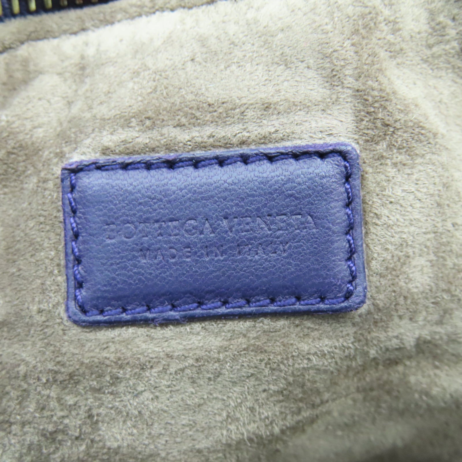 BOTTEGA VENETA 織紋皮革Hand Bag金扣手挽袋紫色