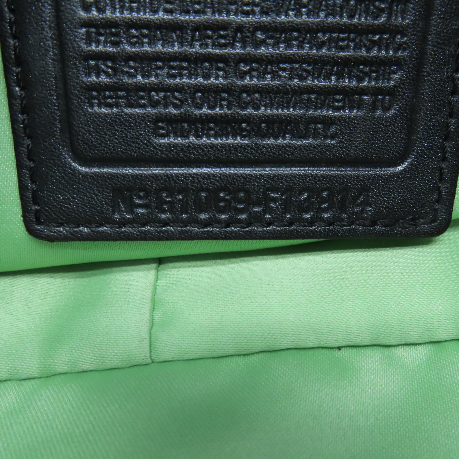 COACH 牛皮皮革Shoulder Bag銀扣肩背袋黑色