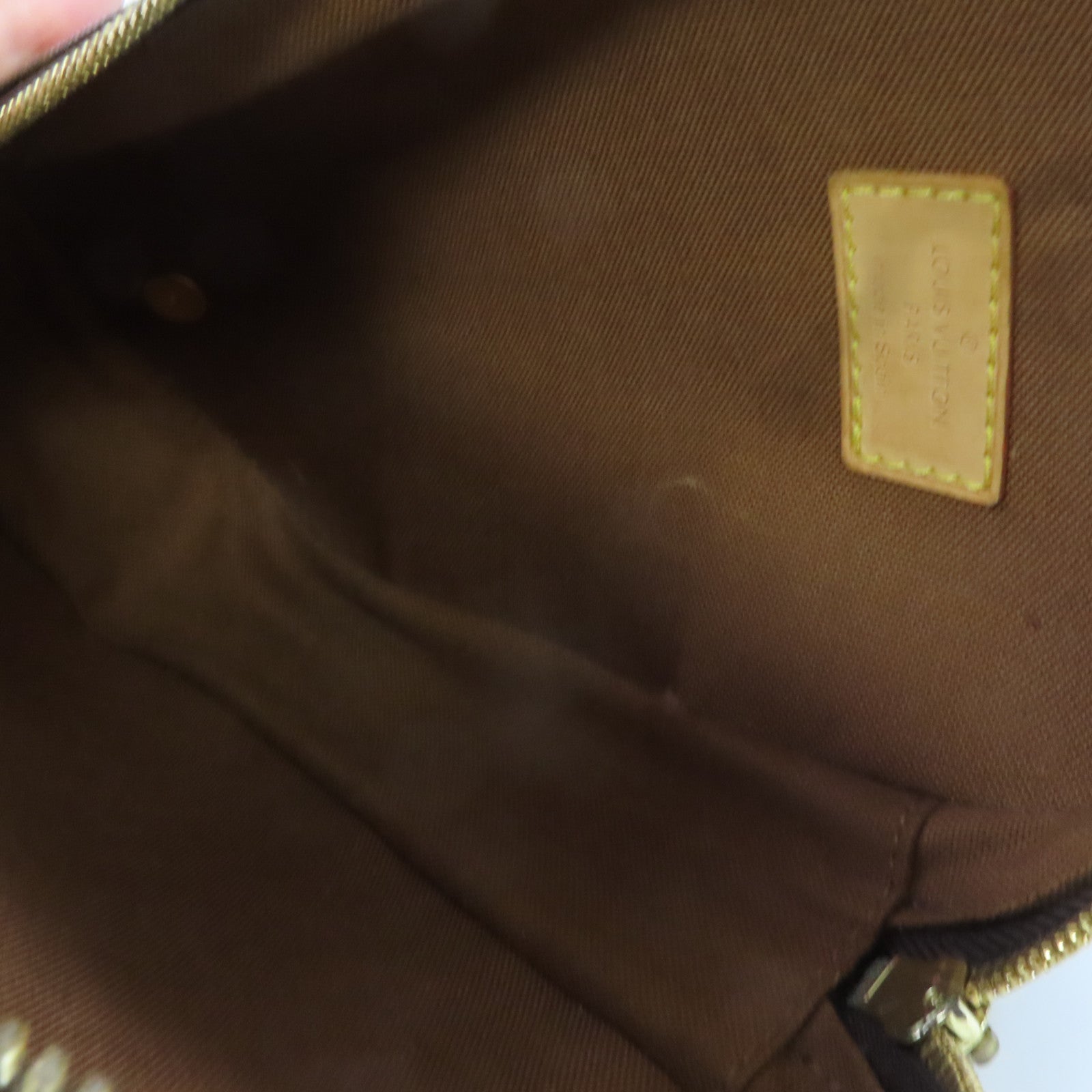 LOUIS VUITTON Monogram Pochette Gange Waist Body Bag金扣腰包啡色