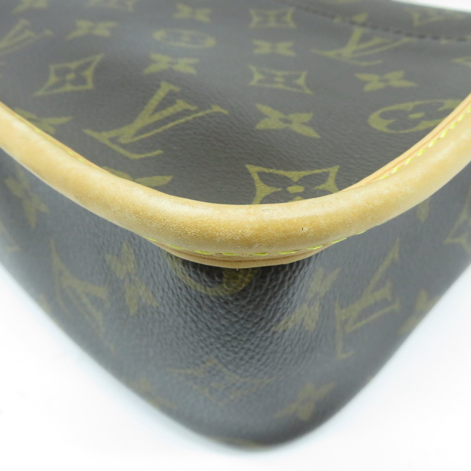 LOUIS VUITTON Monogram Sologne金扣肩背袋啡色