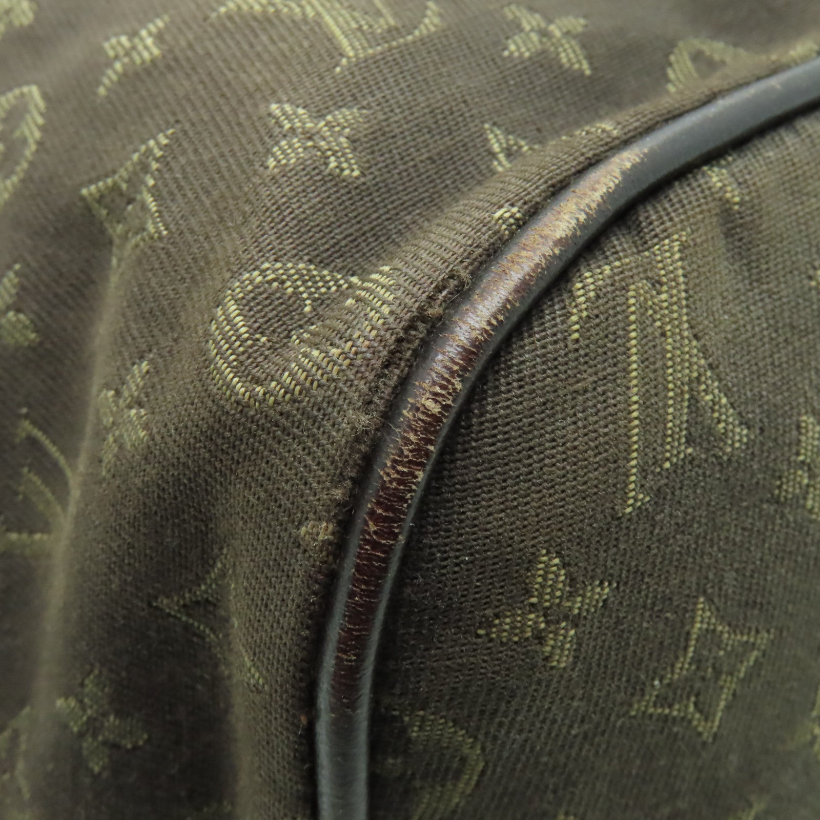 LOUIS VUITTON Monogram Idylle Neverfull MM金扣手挽袋啡色/Fusain