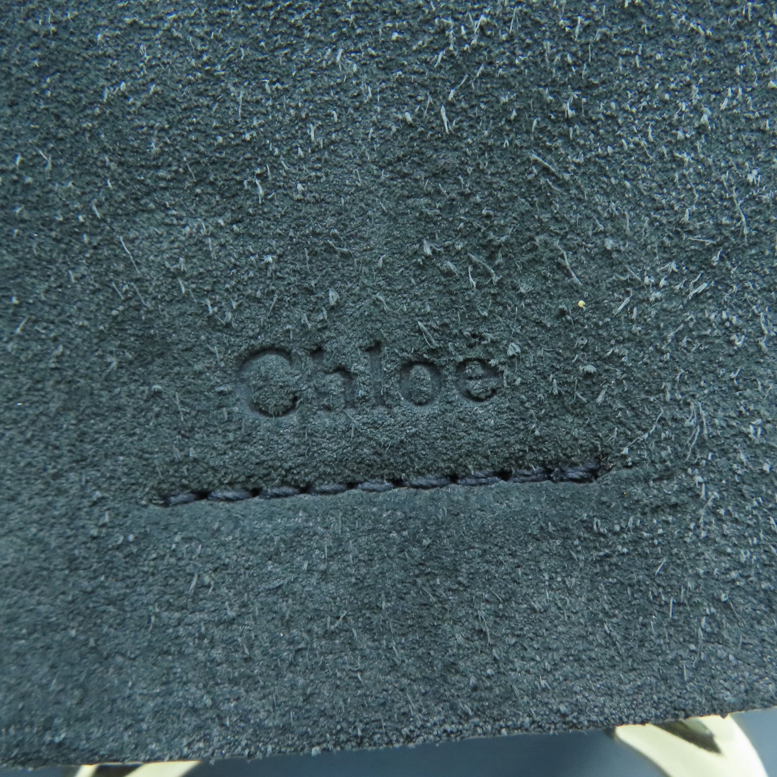 Chloe 【激減優惠】牛皮皮革/麂皮皮革Chain Shoulder金扣鏈帶肩背袋藍色