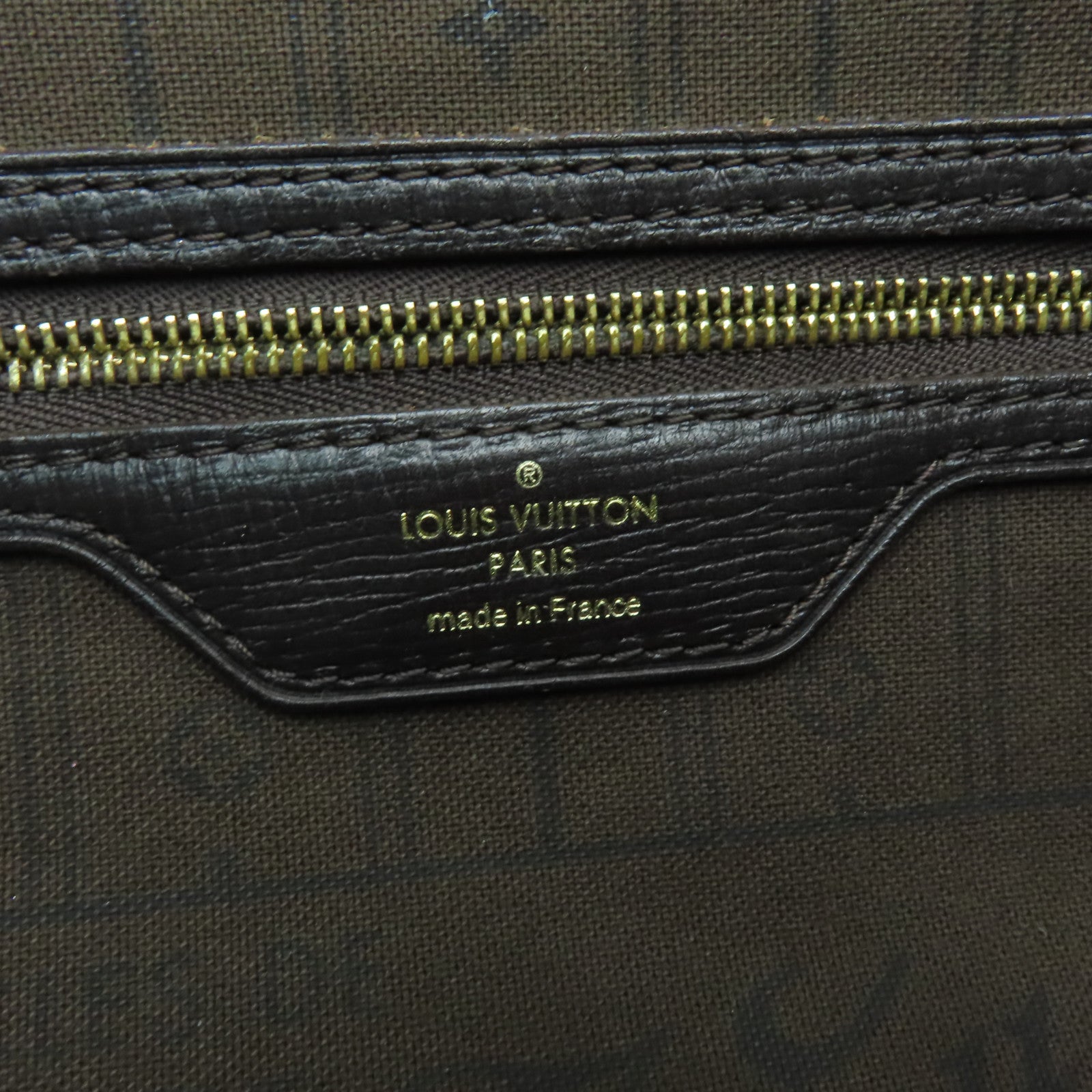 LOUIS VUITTON Monogram Idylle Neverfull MM金扣手挽袋啡色/Fusain