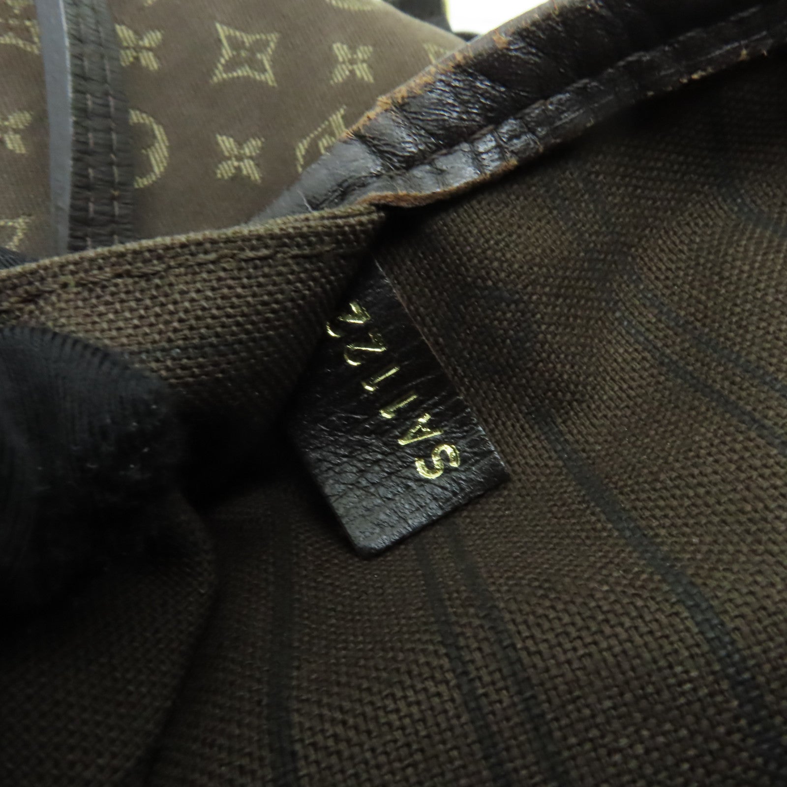 LOUIS VUITTON Monogram Idylle Neverfull MM金扣手挽袋啡色/Fusain