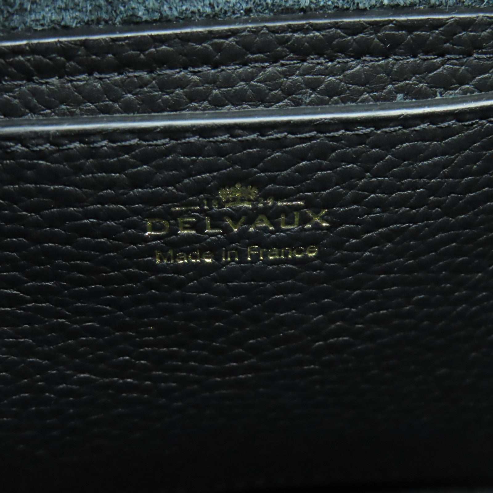 Delvaux 牛皮皮革Delvaux Pin金扣手挽肩背兩用袋黑色