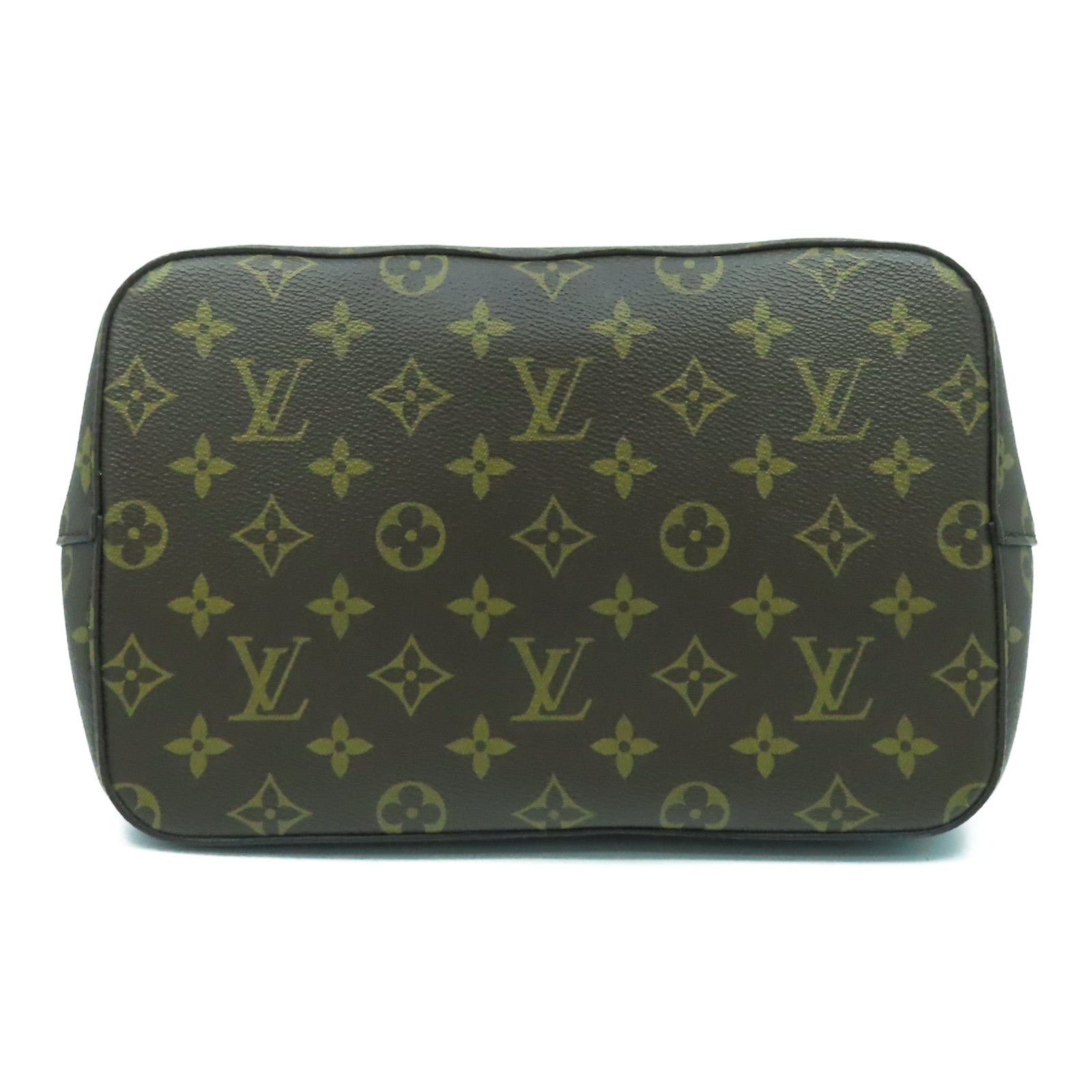 LOUIS VUITTON Monogram NeoNoe MM金扣肩背袋啡色/粉紅色