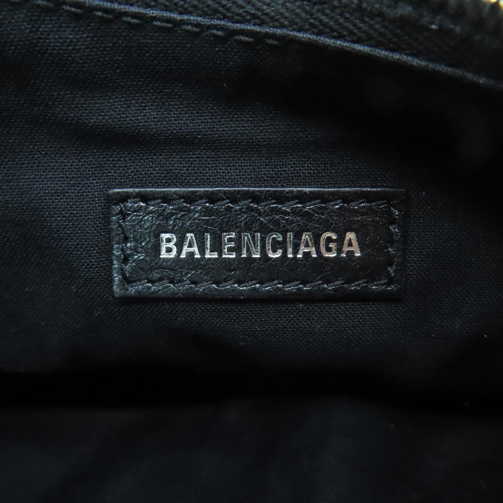 BALENCIAGA 羊皮皮革Le Cagole XS銀扣肩背袋