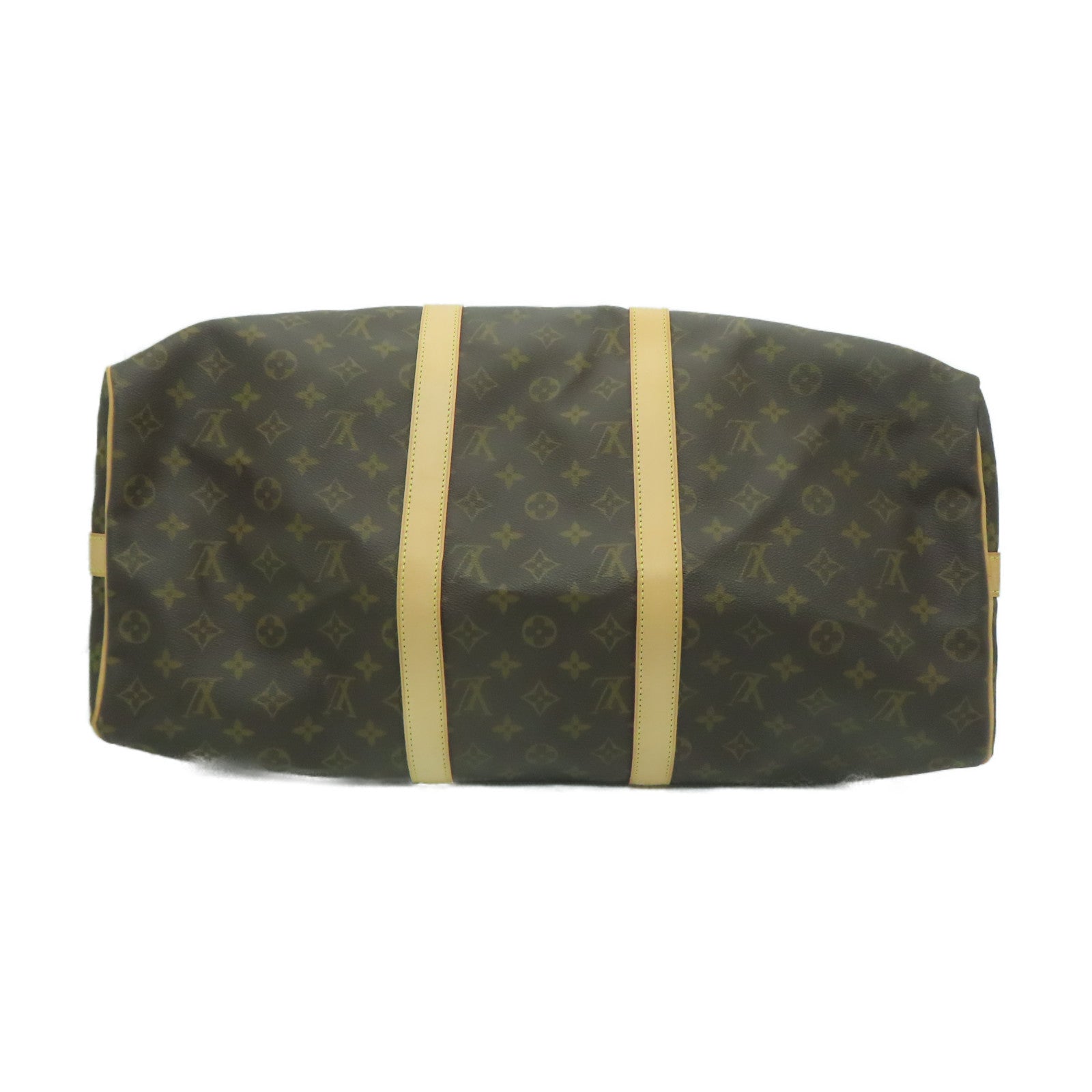 LOUIS VUITTON Monogram Keepall Bandouliere 50手挽肩背兩用袋啡色
