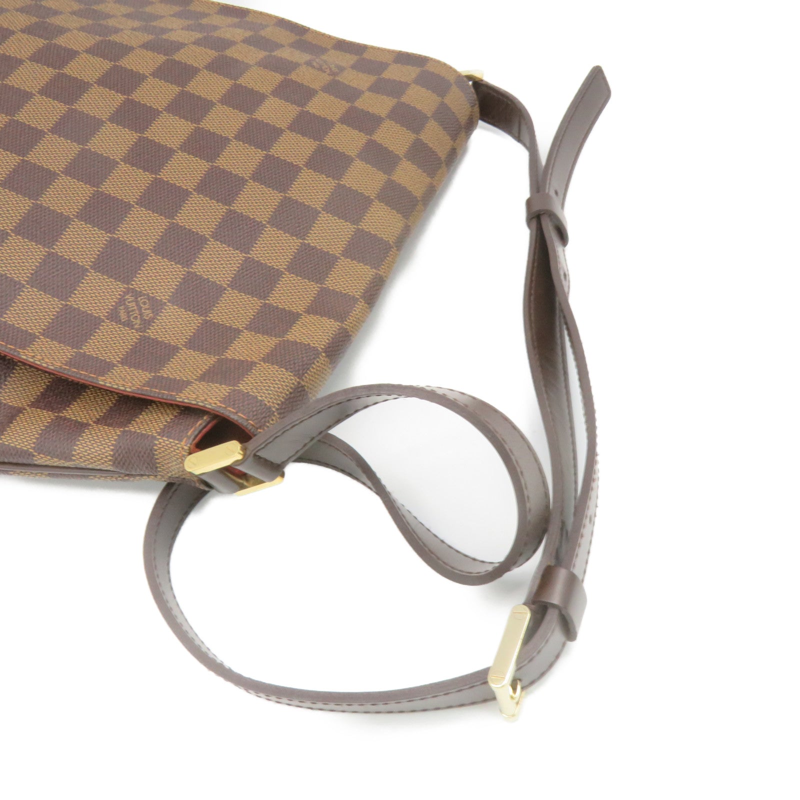 LOUIS VUITTON Damier Musette Shoulder Bag brown