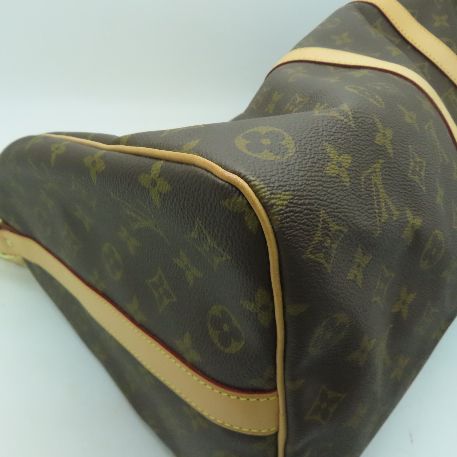 LOUIS VUITTON Monogram Keepall Bandouliere 50手挽肩背兩用袋啡色