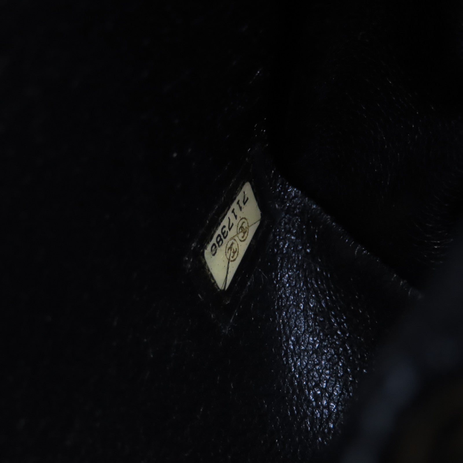 CHANEL 毛茸Chain Shoulder Bag金扣鏈帶肩背袋啡色