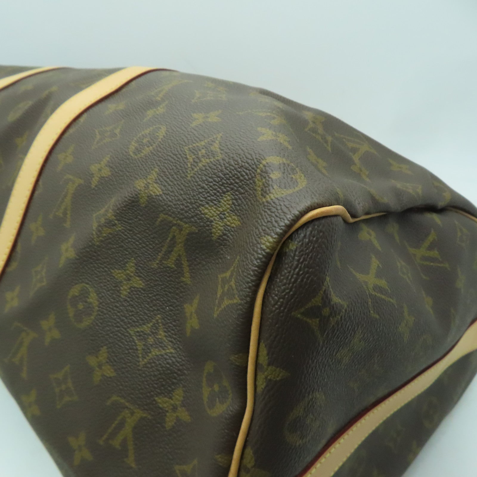 LOUIS VUITTON Monogram Keepall Bandouliere 50手挽肩背兩用袋啡色