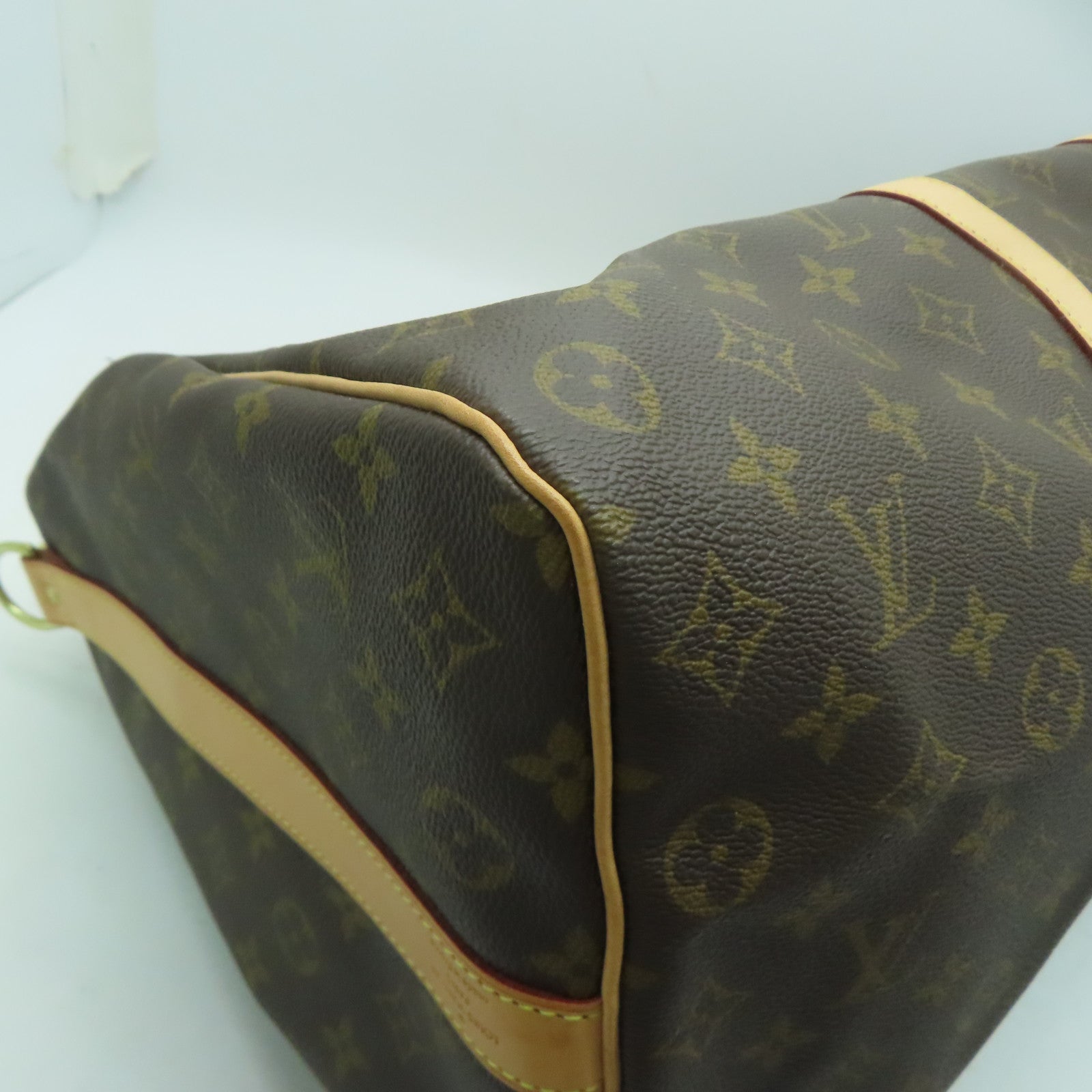 LOUIS VUITTON Monogram Keepall Bandouliere 50手挽肩背兩用袋啡色