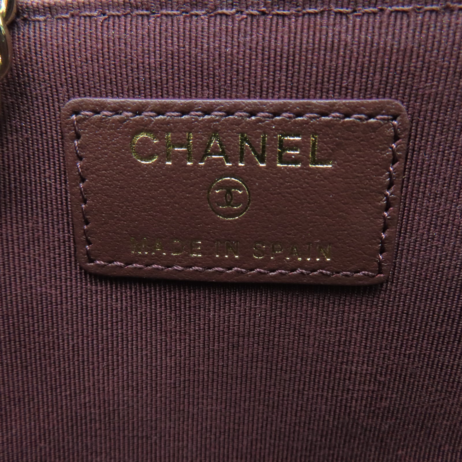 CHANEL 菱格Caviar皮革Card Case金扣卡片包黑色