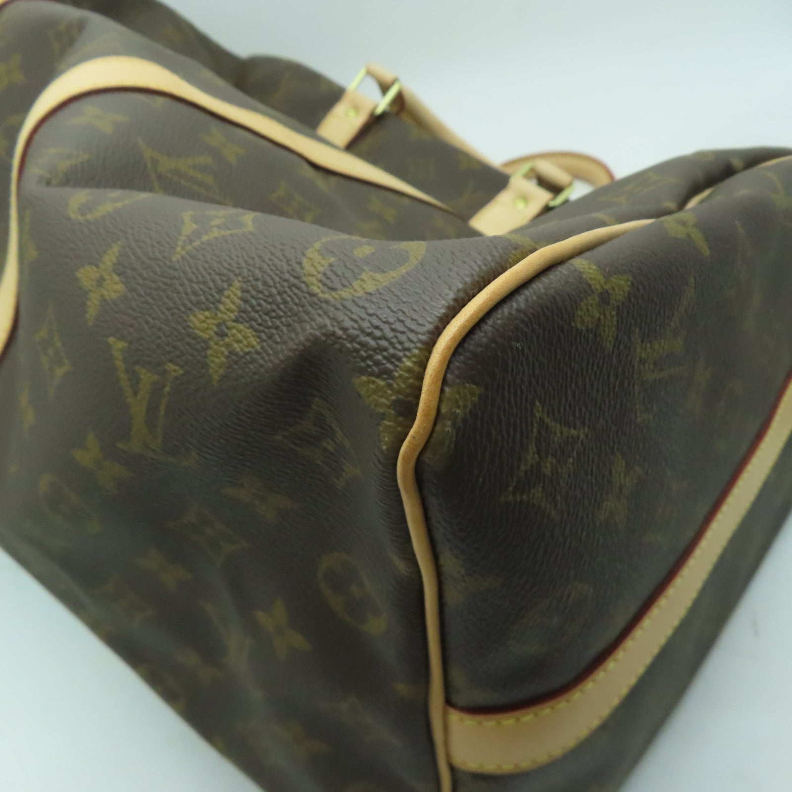 LOUIS VUITTON Monogram Keepall Bandouliere 50手挽肩背兩用袋啡色