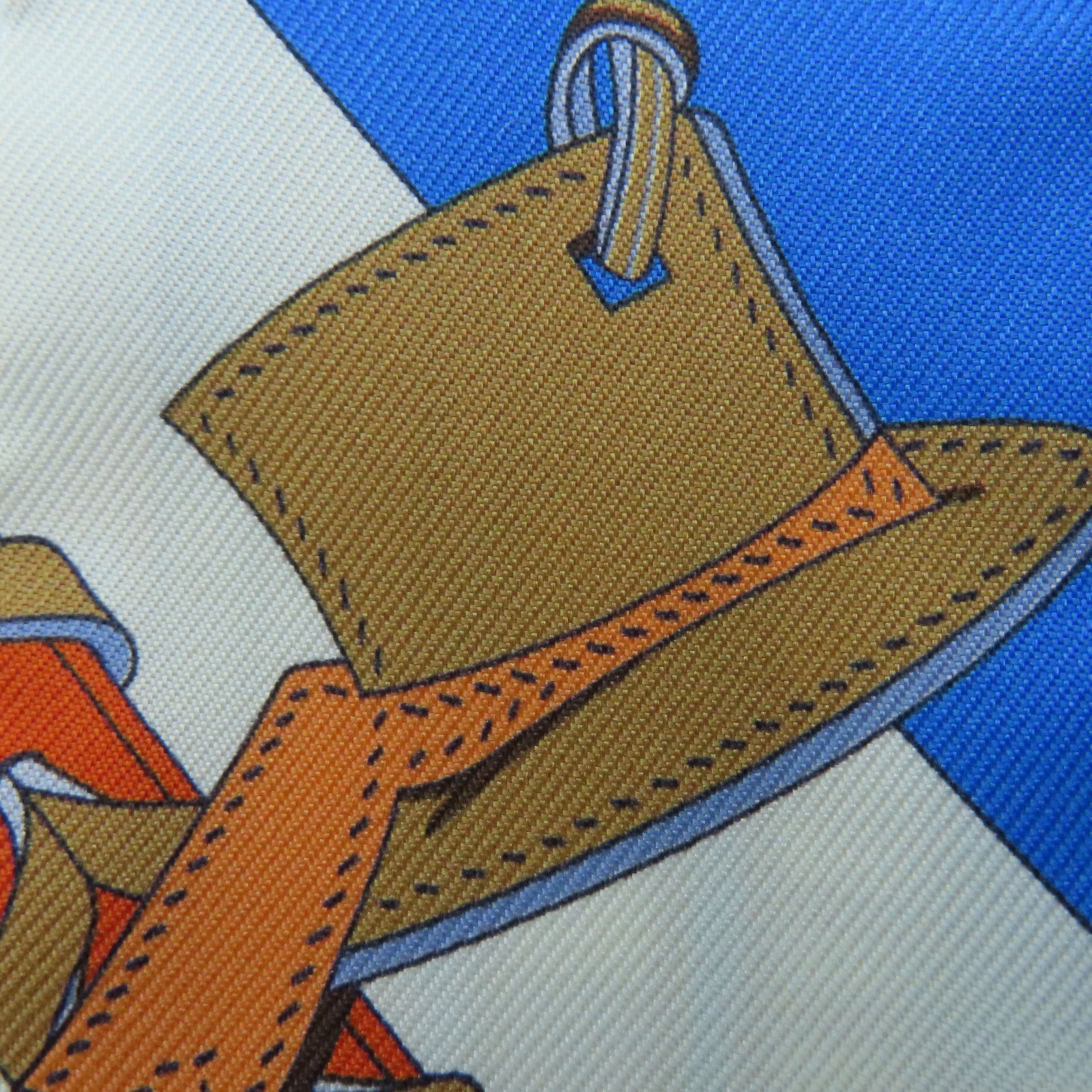 HERMES 絲質Twilly絲巾彩色