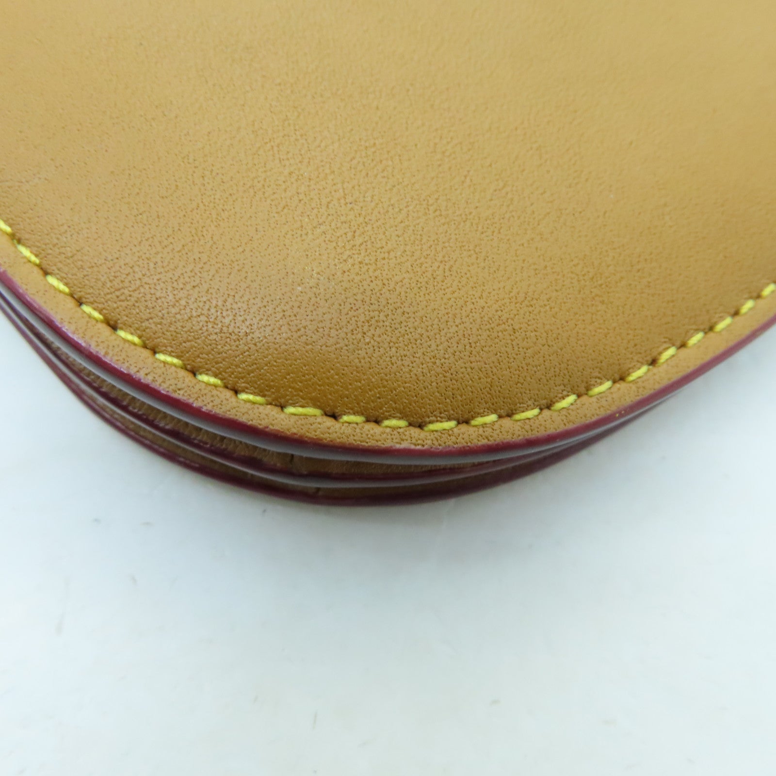 COACH cowhide leather Pouch wallet gold buckle wallet brown
