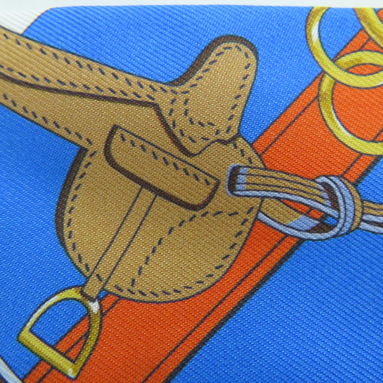 HERMES 絲質Twilly絲巾彩色