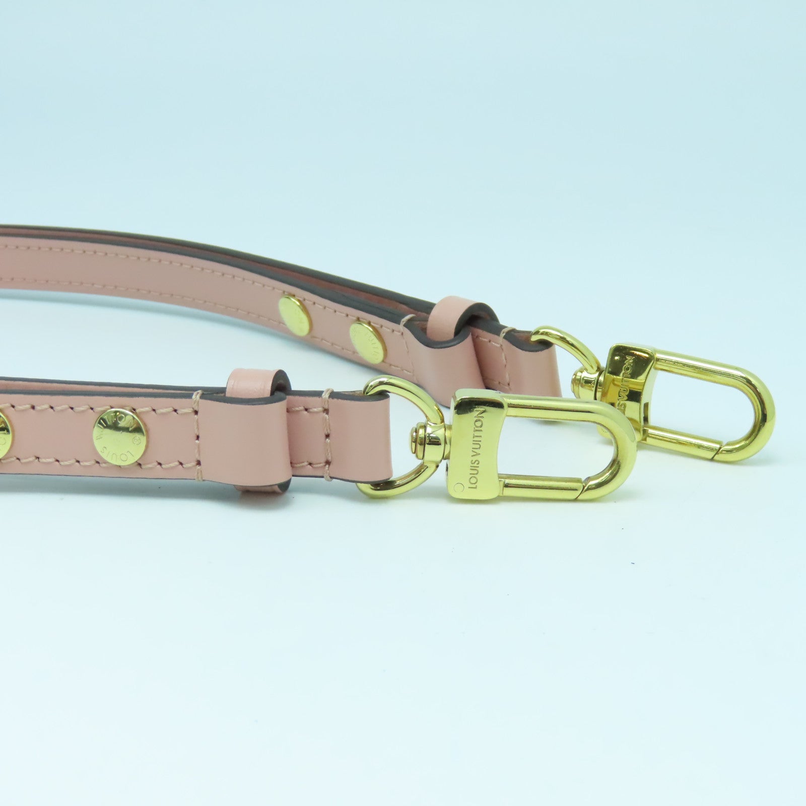 LOUIS VUITTON Monogram NeoNoe MM金扣肩背袋啡色/粉紅色