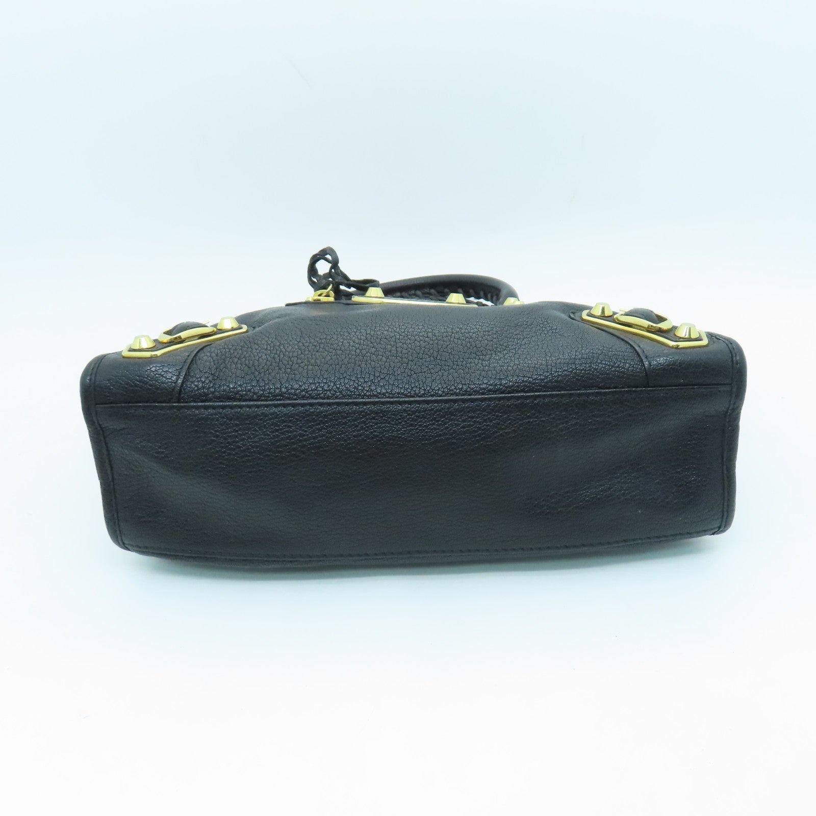 BALENCIAGA 牛皮皮革City Small金扣手挽肩背两用袋黑色