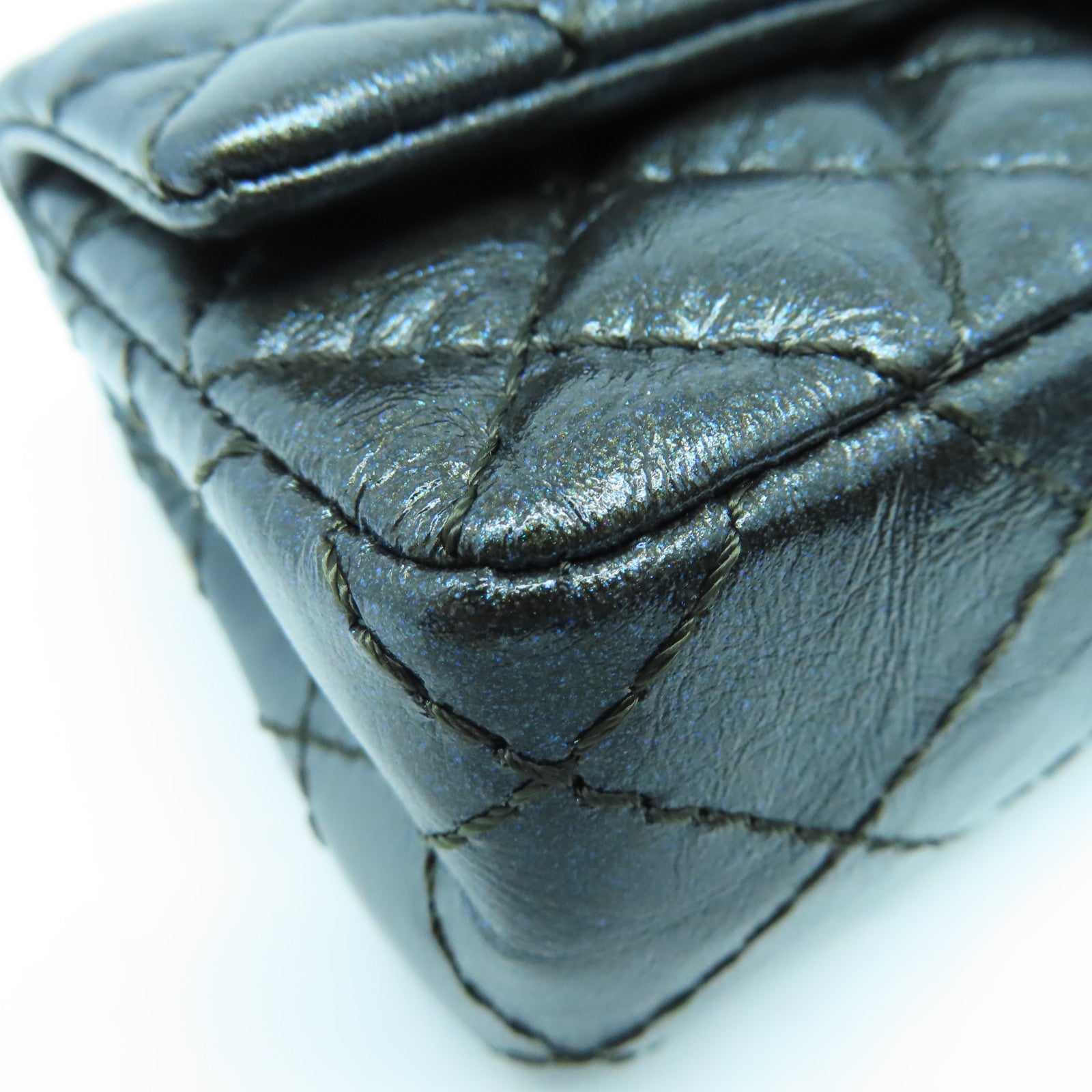 CHANEL 【激減優惠】菱格牛皮皮革Waist Bag金扣腰包黑色