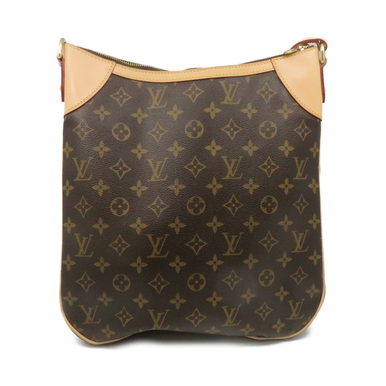 LOUIS VUITTON Monogram Odeon GM Shoulder Bag brown
