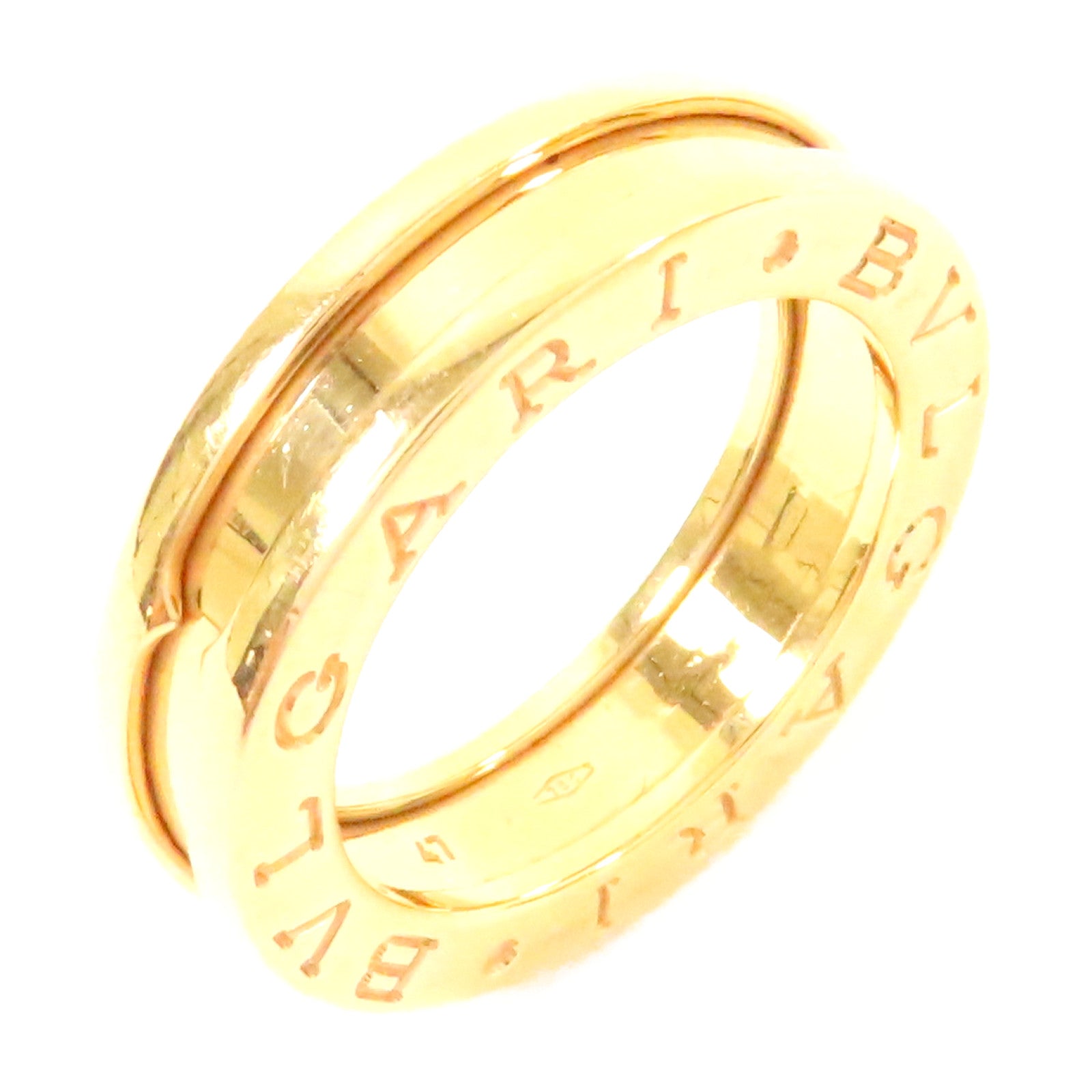 BVLGARI 18K黃金B-zero1 One-Band戒指US#4.25