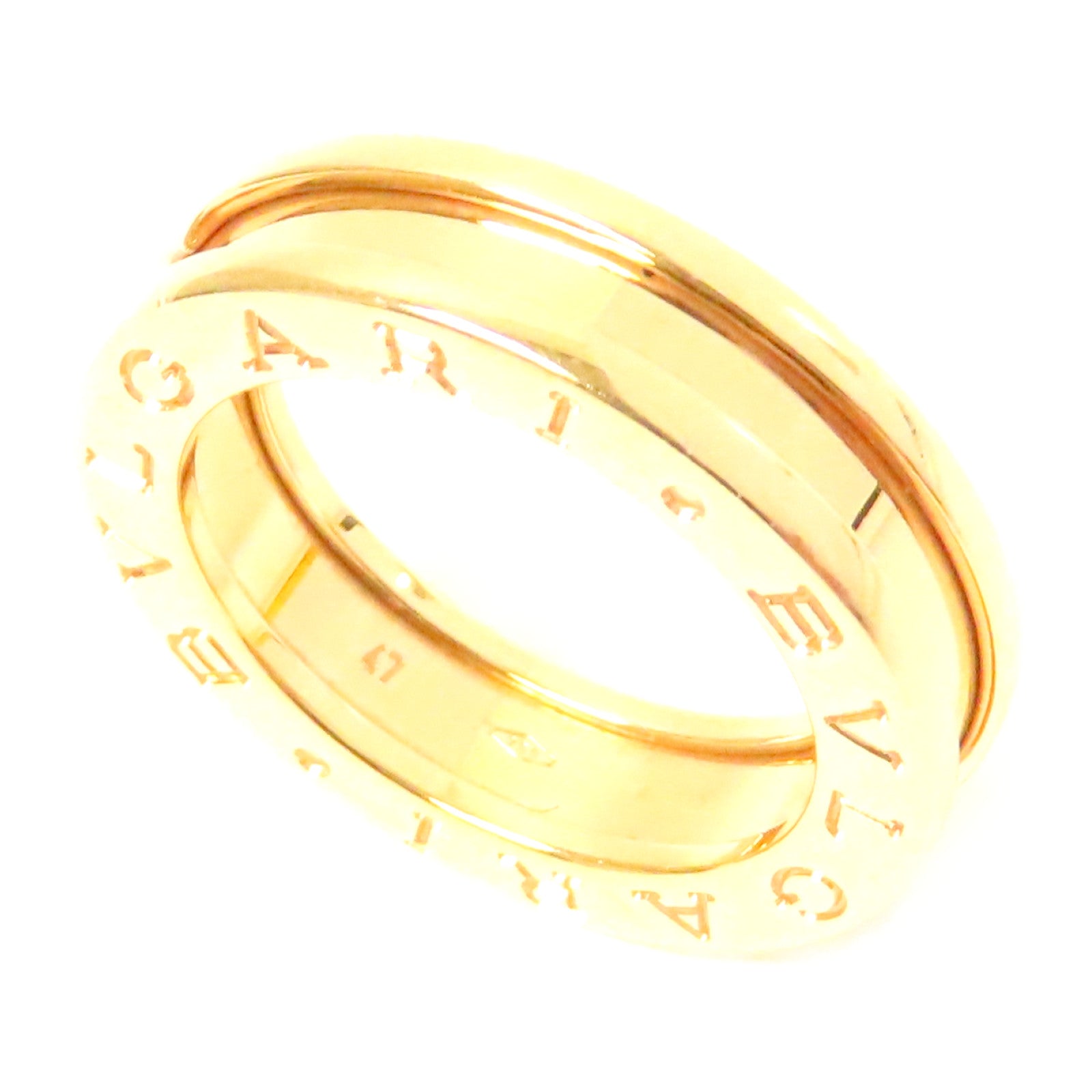 BVLGARI 18K黃金B-zero1 One-Band戒指US#4.25