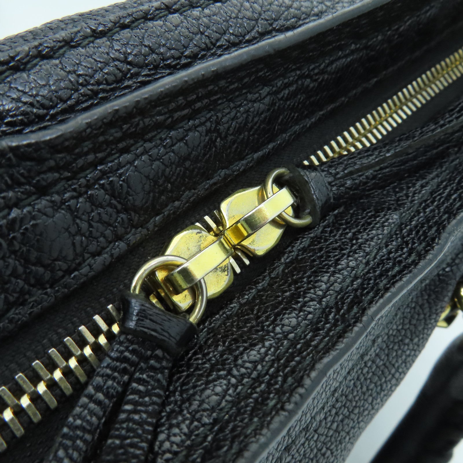 BALENCIAGA 牛皮皮革City Small金扣手挽肩背两用袋黑色