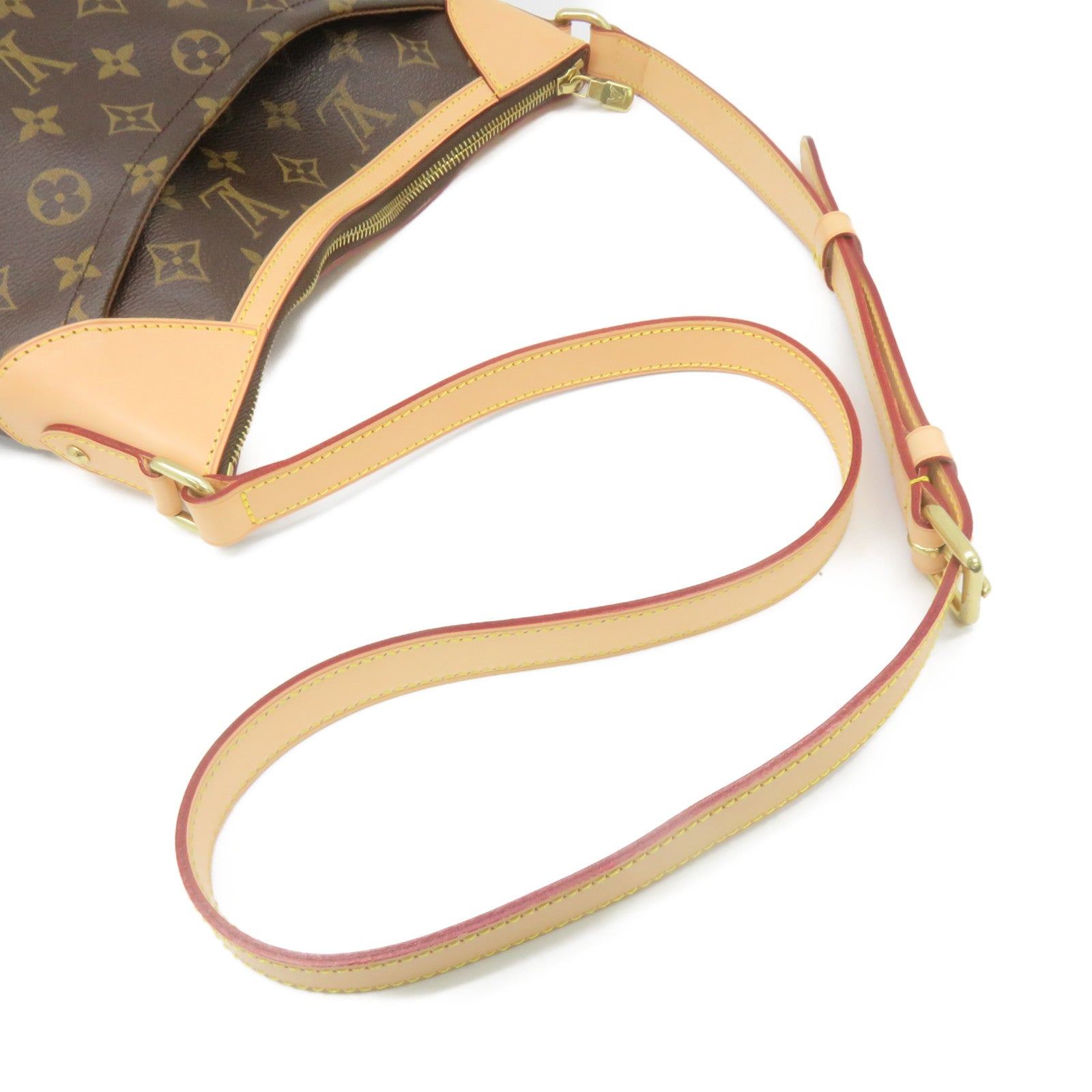 LOUIS VUITTON Monogram Odeon GM Shoulder Bag brown