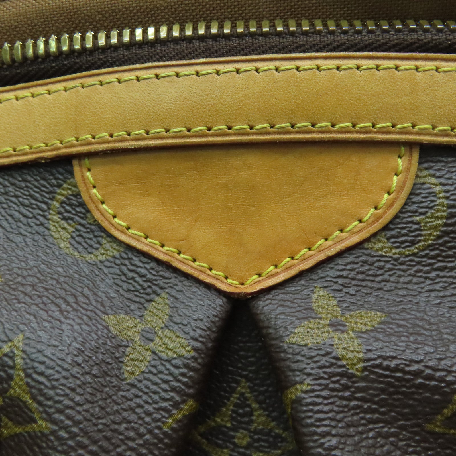 LOUIS VUITTON Monogram Tivoli GM金扣肩背袋啡色