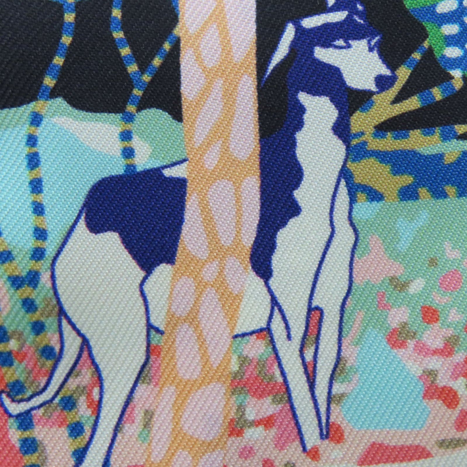 HERMES 絲質Twilly絲巾彩色