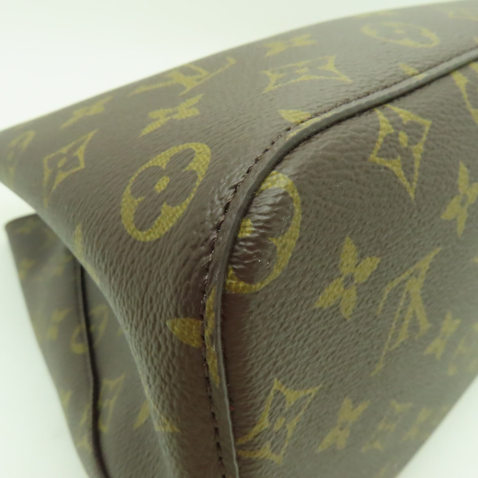 LOUIS VUITTON Monogram NeoNoe MM金扣肩背袋棕色