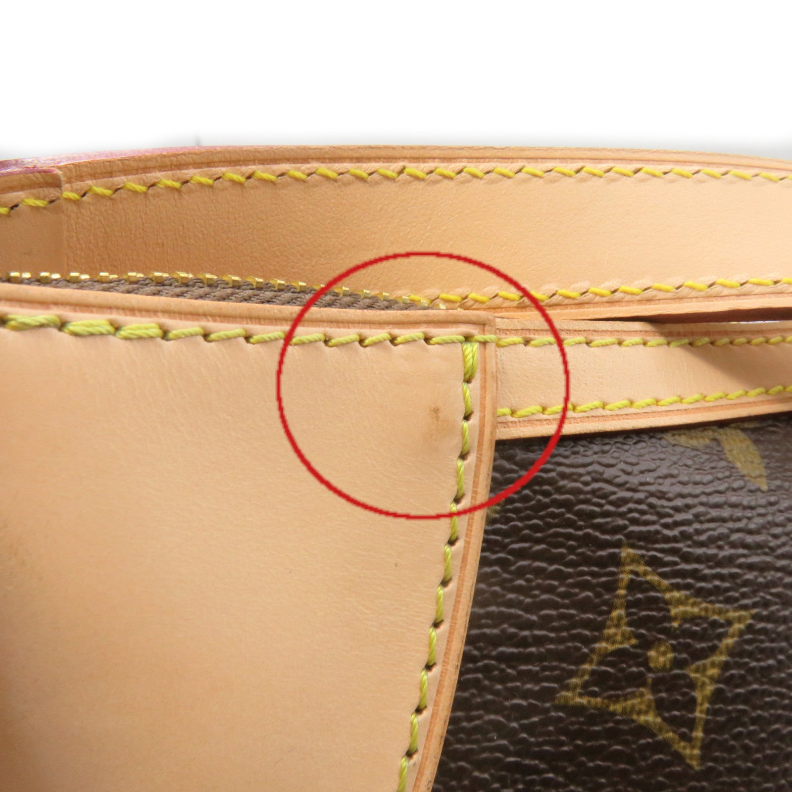 LOUIS VUITTON Monogram Odeon GM Shoulder Bag brown