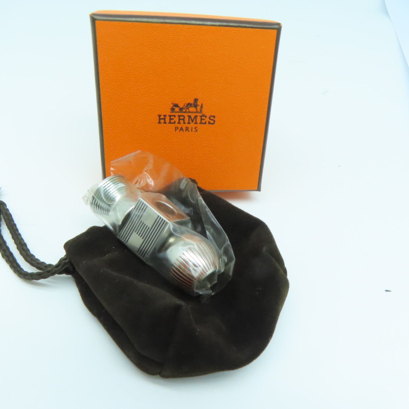 HERMES 金属Totem Twilly Ring银色