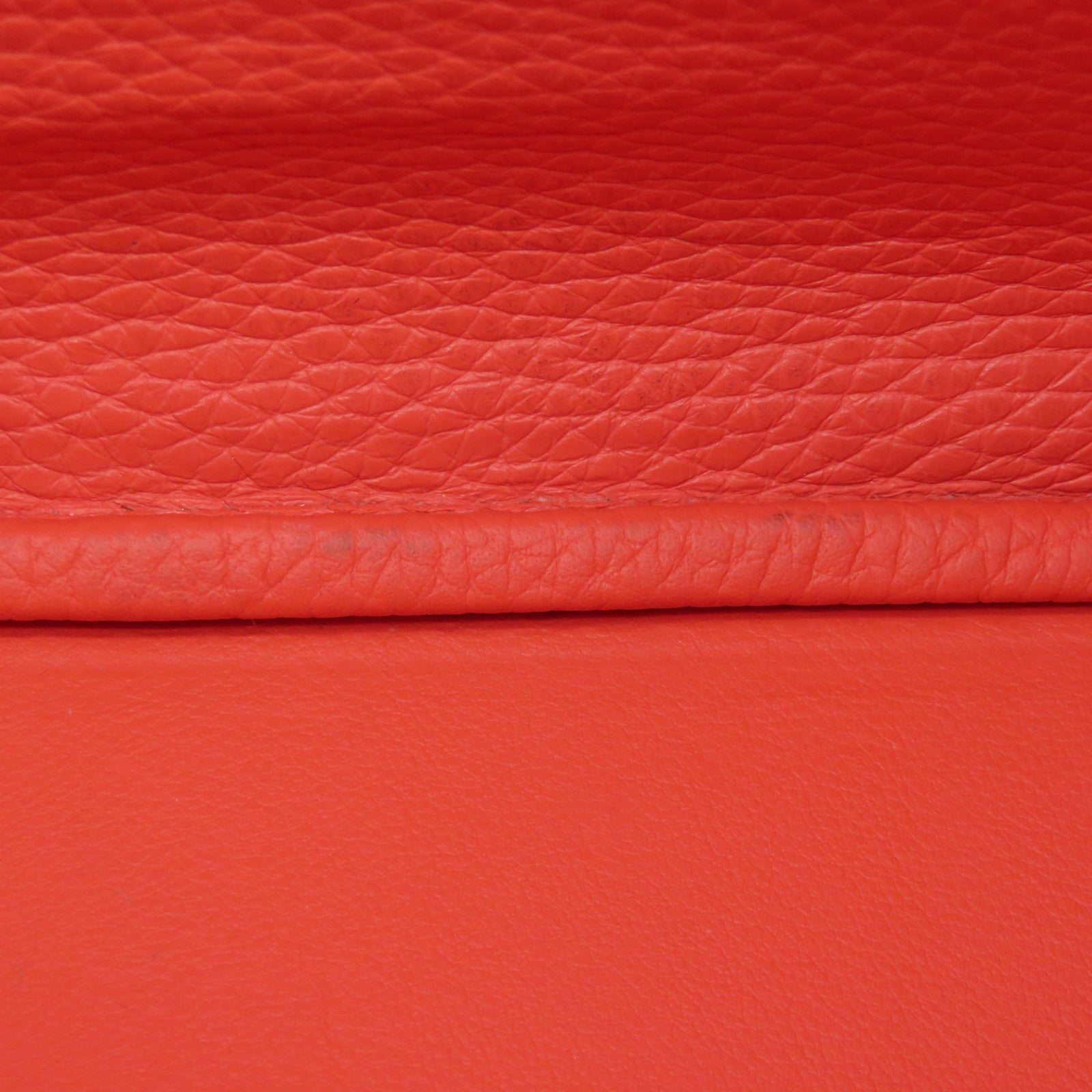 HERMES [Sharp Discount] Clemence Leather Lindy 26 Silver Buckle Hand Bag Pink