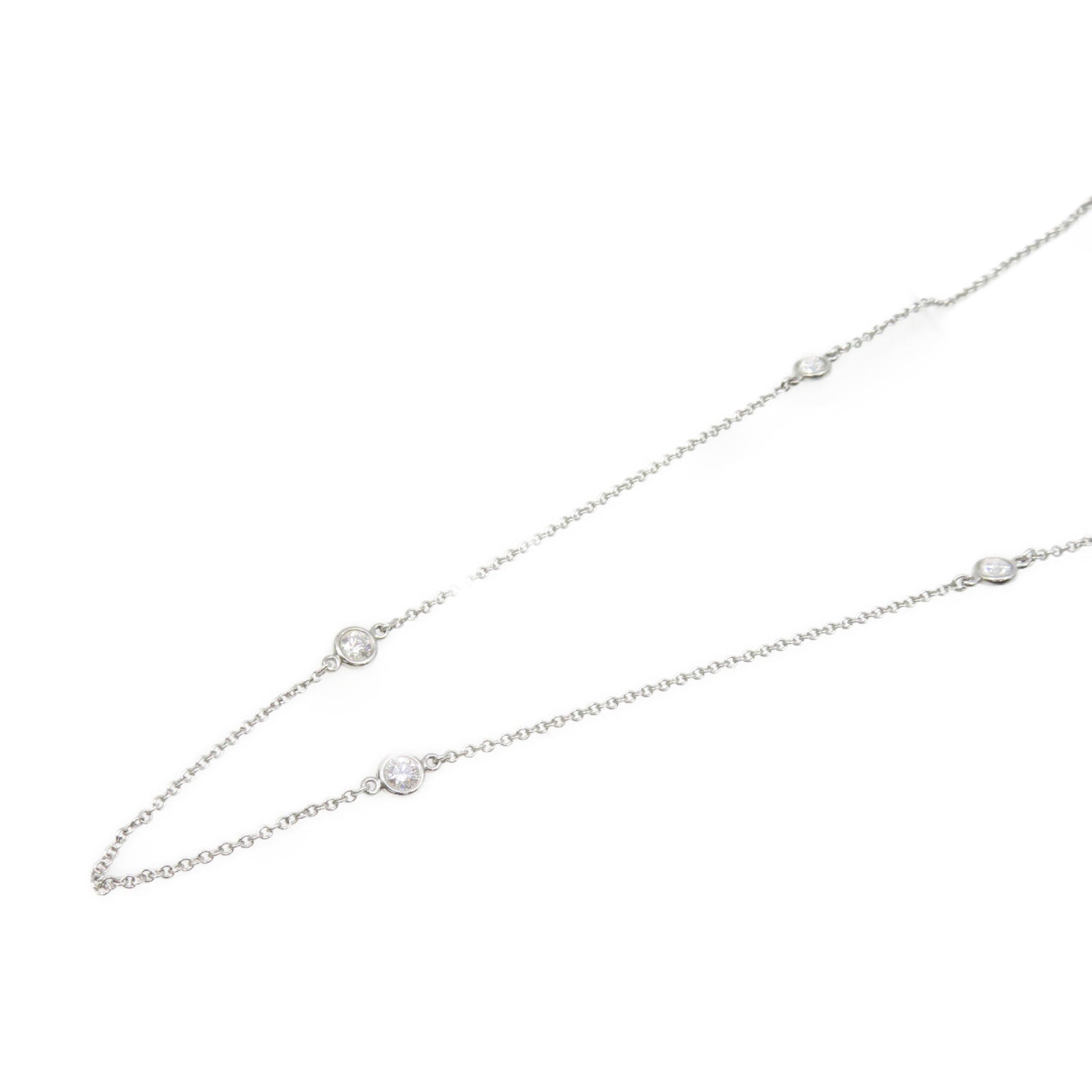 TIFFANY＆CO PT950铂金/钻石Diamond Necklace项链