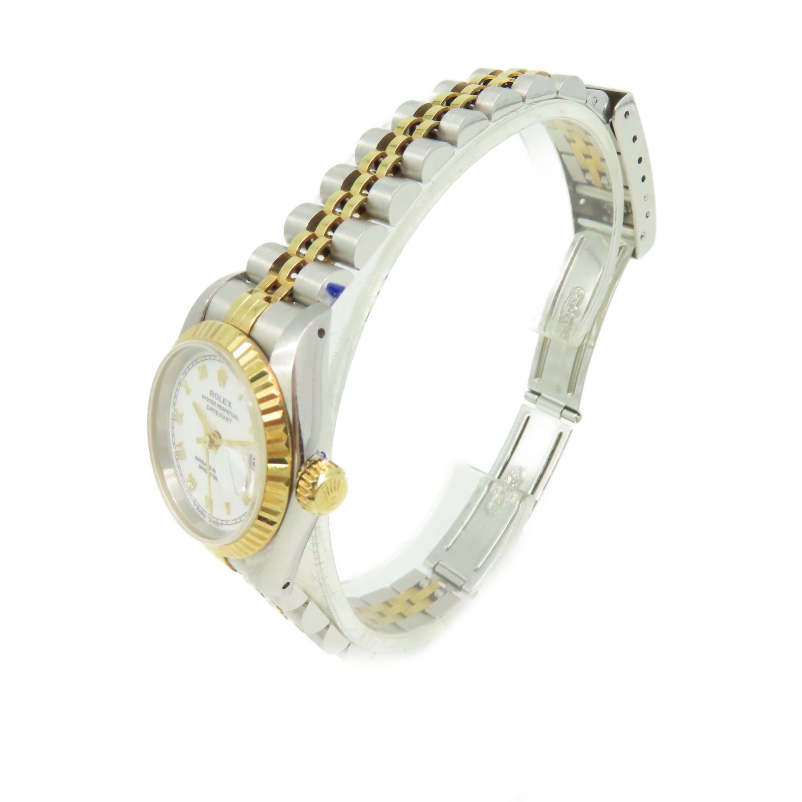 ROLEX Datejust Watch不鏽鋼/18K黃金自動機芯手錶白色/銀色/金色