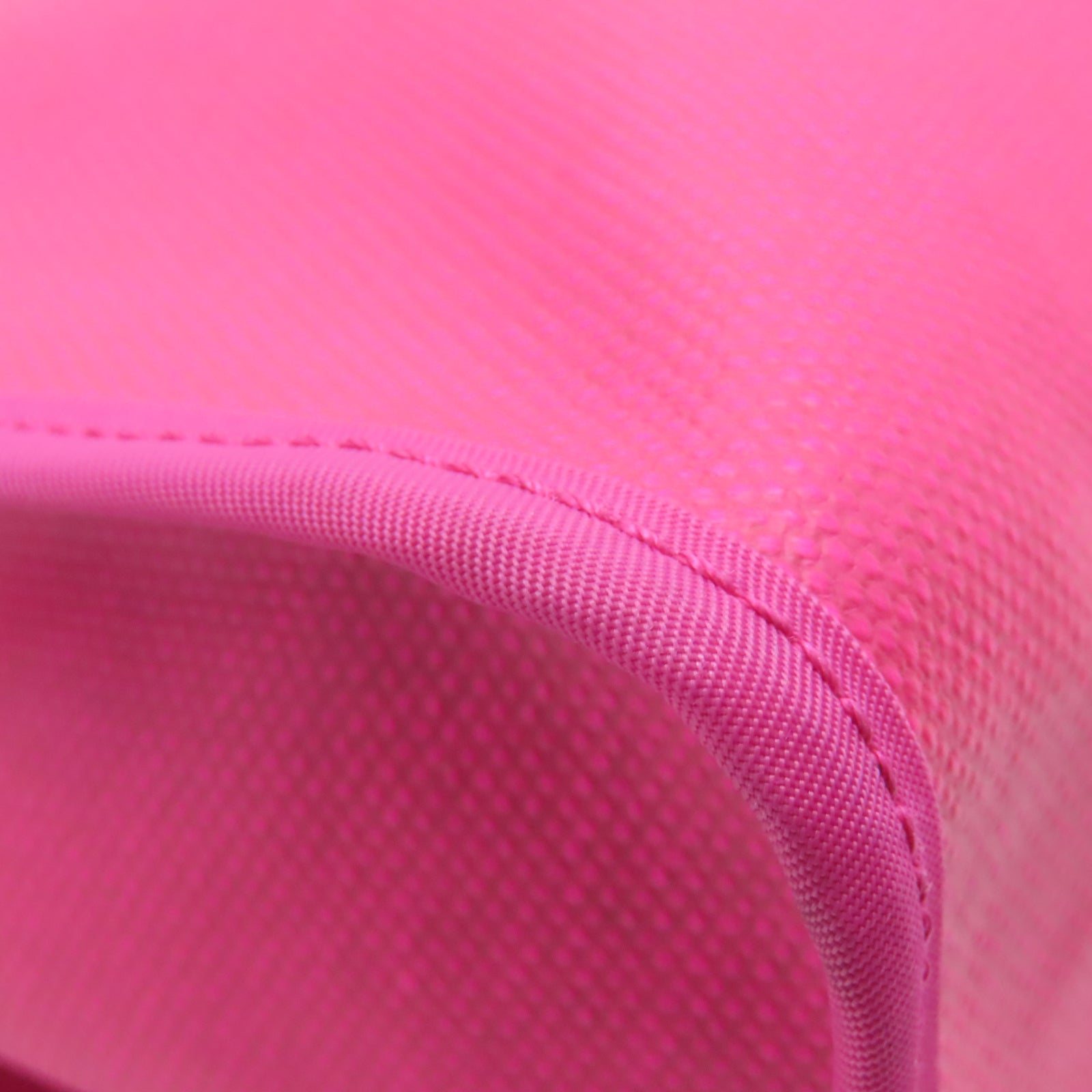 HERMES Toile H Berline Herbag PM銀扣手挽肩背兩用袋亮桃紅色