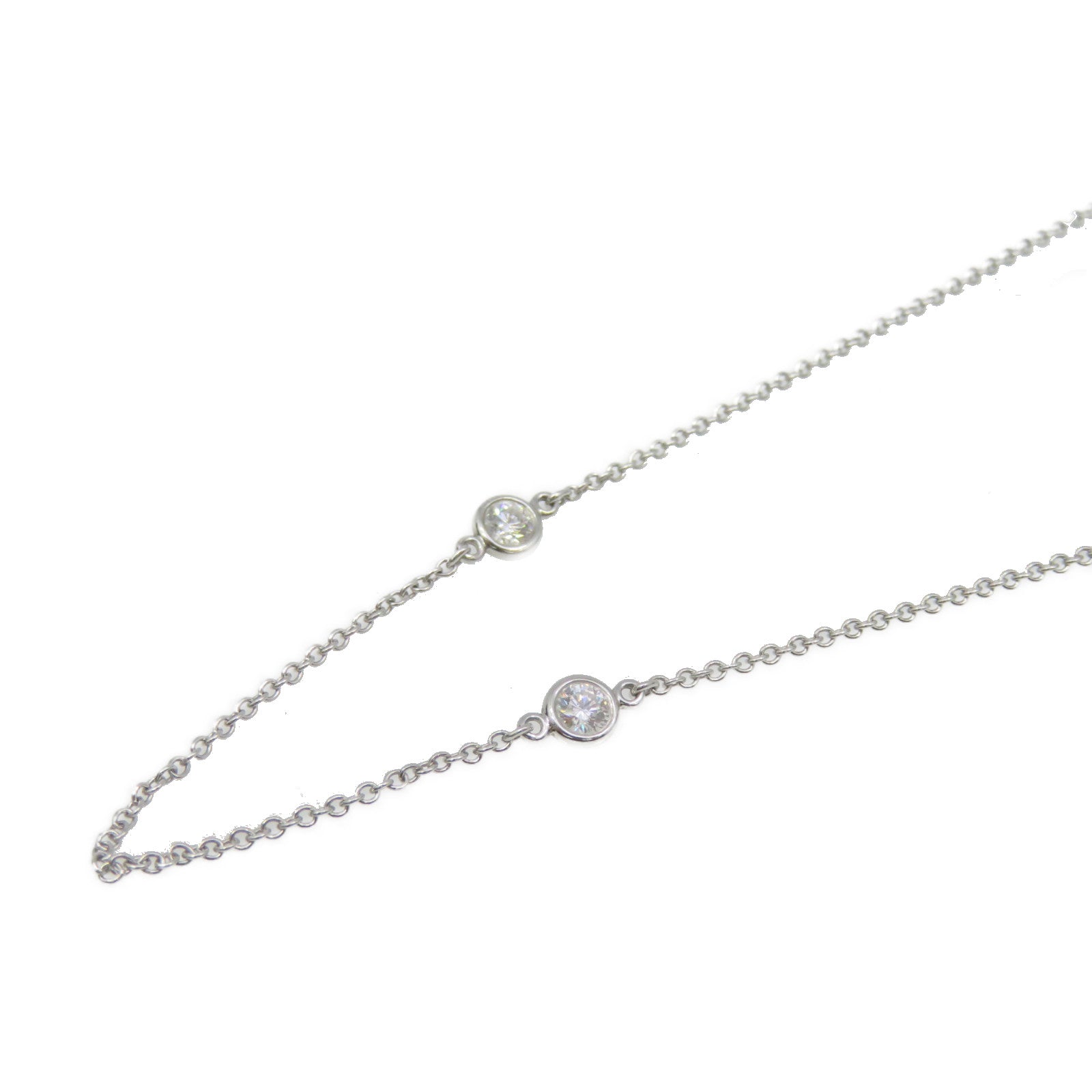 TIFFANY＆CO PT950铂金/钻石Diamond Necklace项链