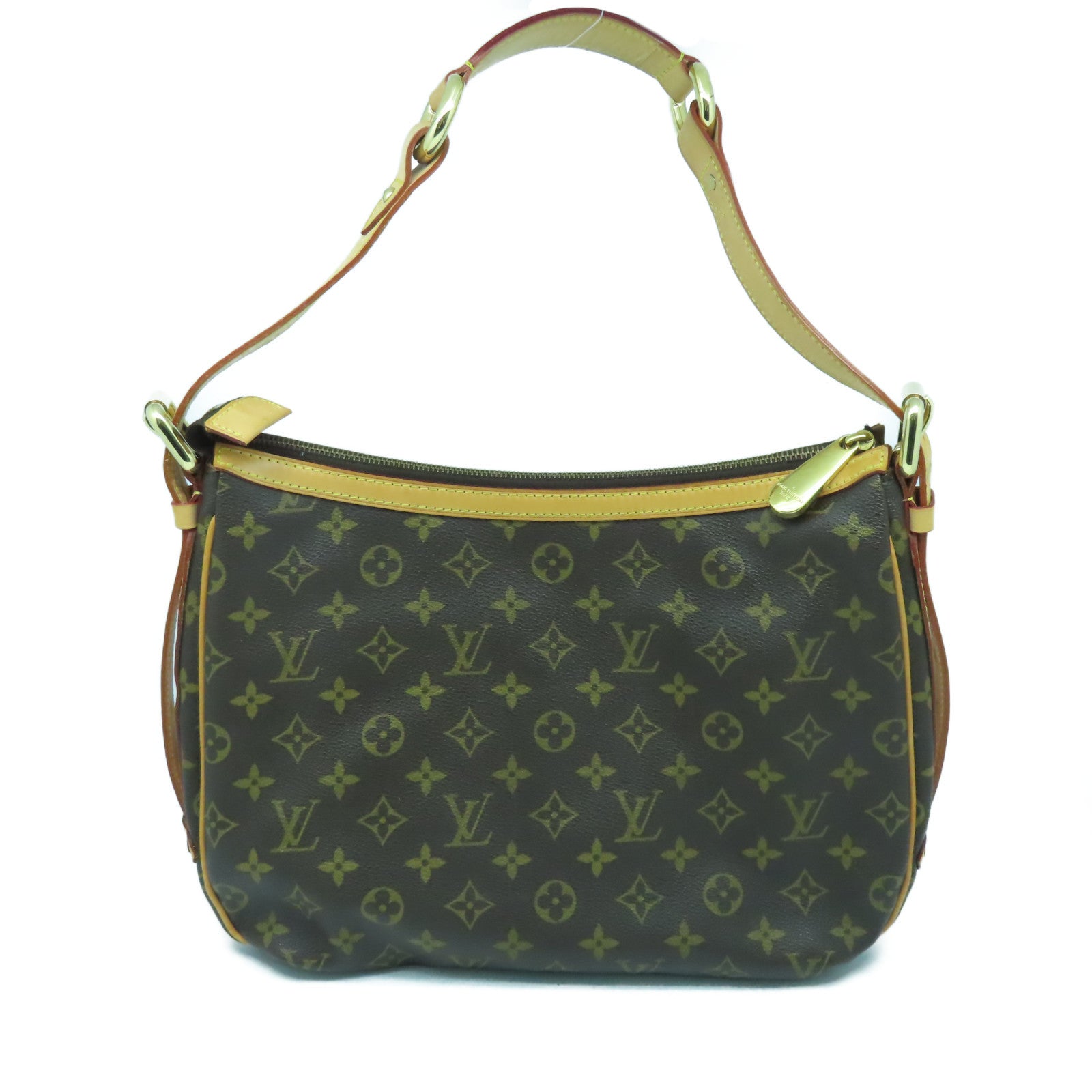 LOUIS VUITTON Monogram Tulum GM金扣肩背袋啡色