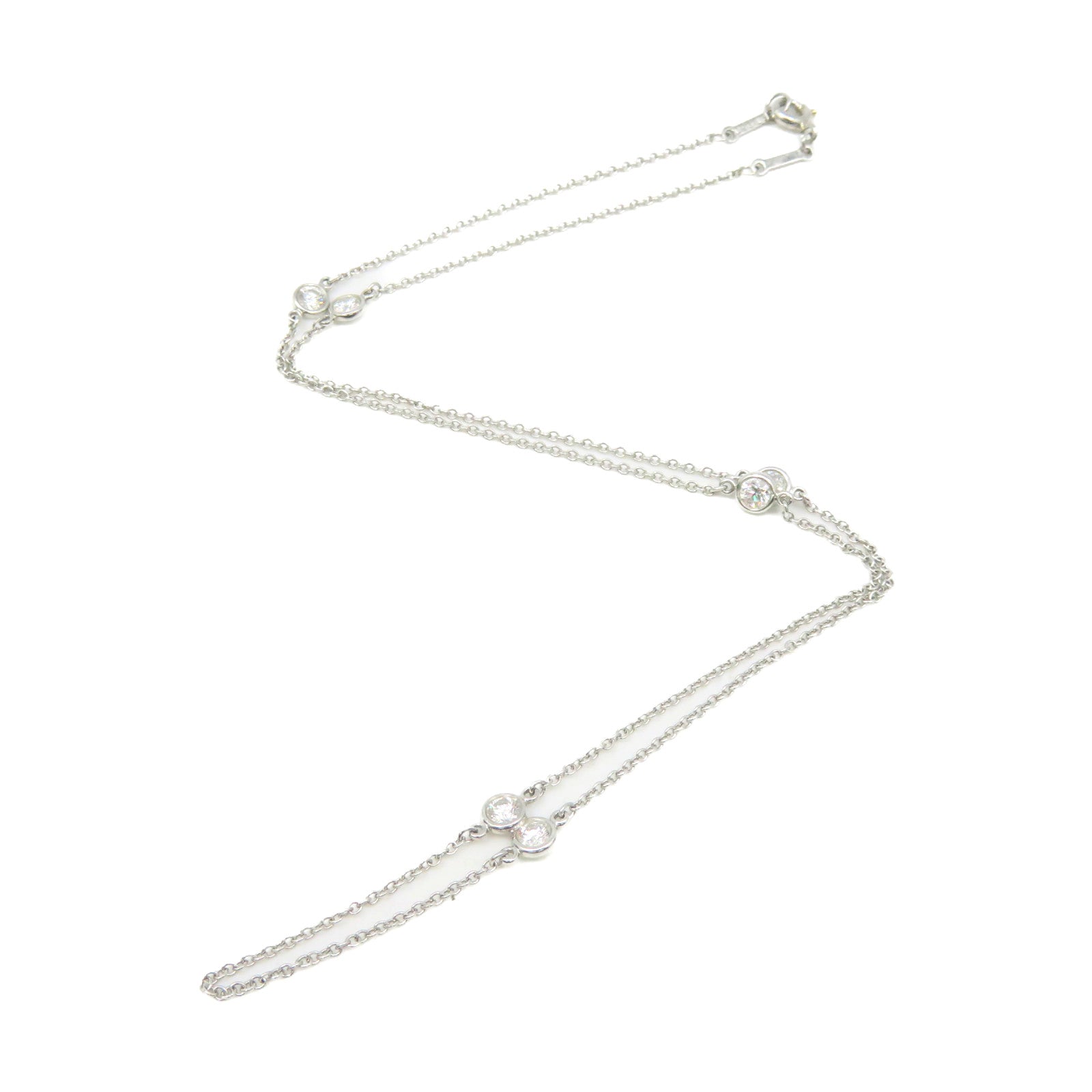 TIFFANY＆CO PT950铂金/钻石Diamond Necklace项链
