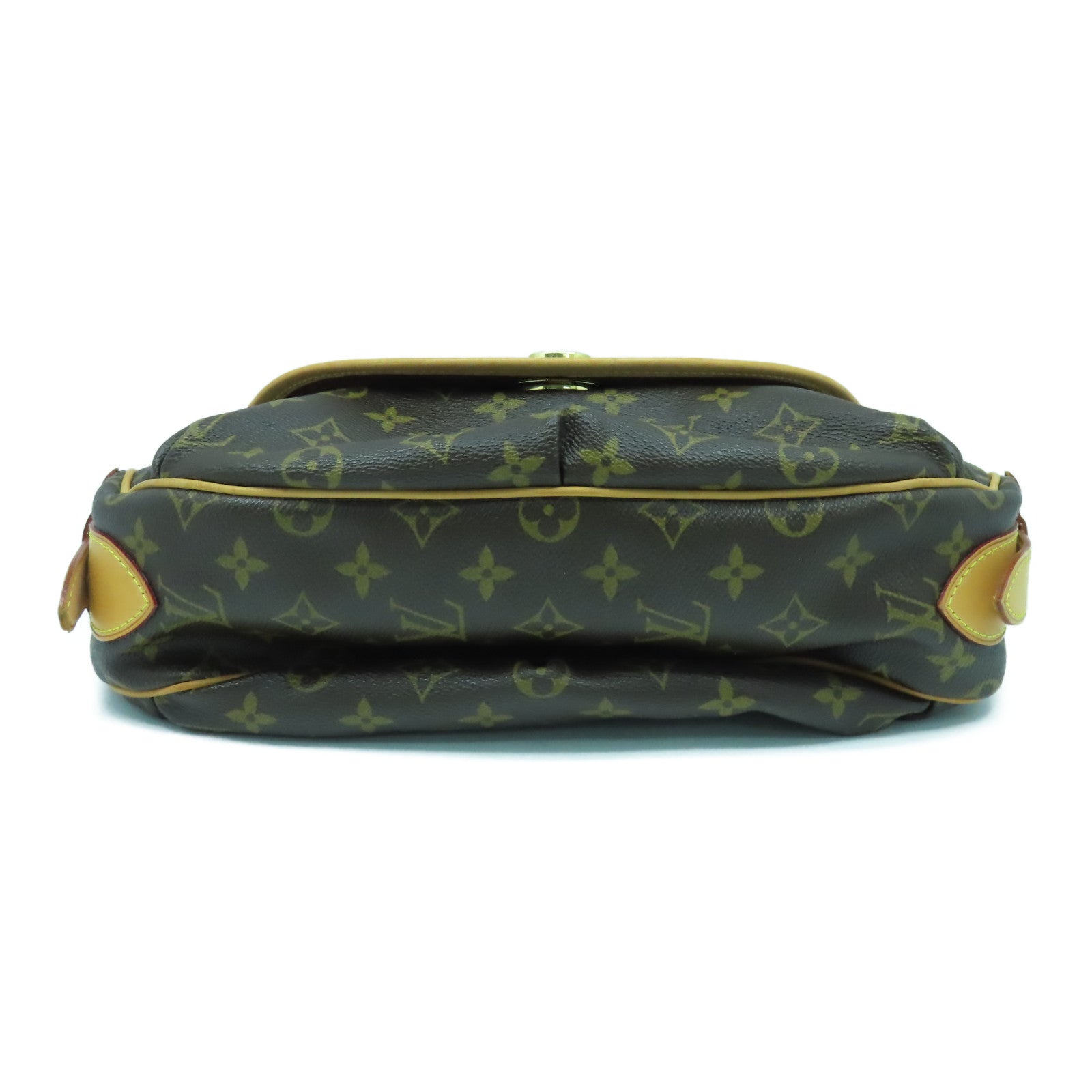 LOUIS VUITTON Monogram Tulum GM金扣肩背袋啡色