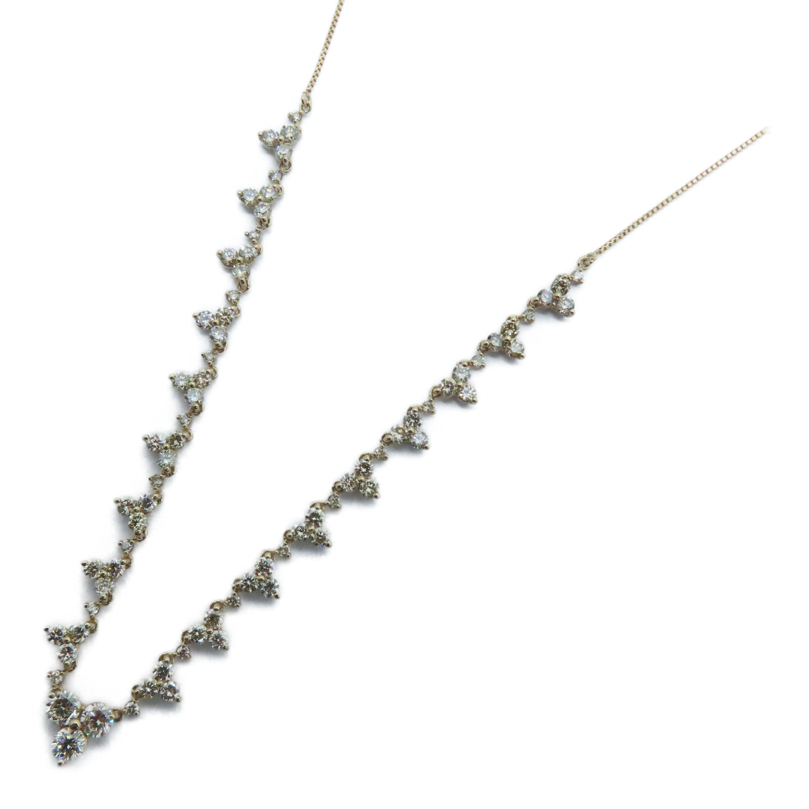 JEWELRY 【激減優惠】18K玫瑰金Diamond Necklace 1.830ct鑽石項鍊