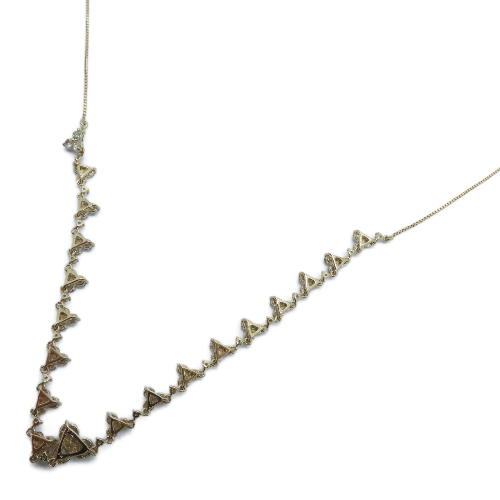 JEWELRY 【激減優惠】18K玫瑰金Diamond Necklace 1.830ct鑽石項鍊